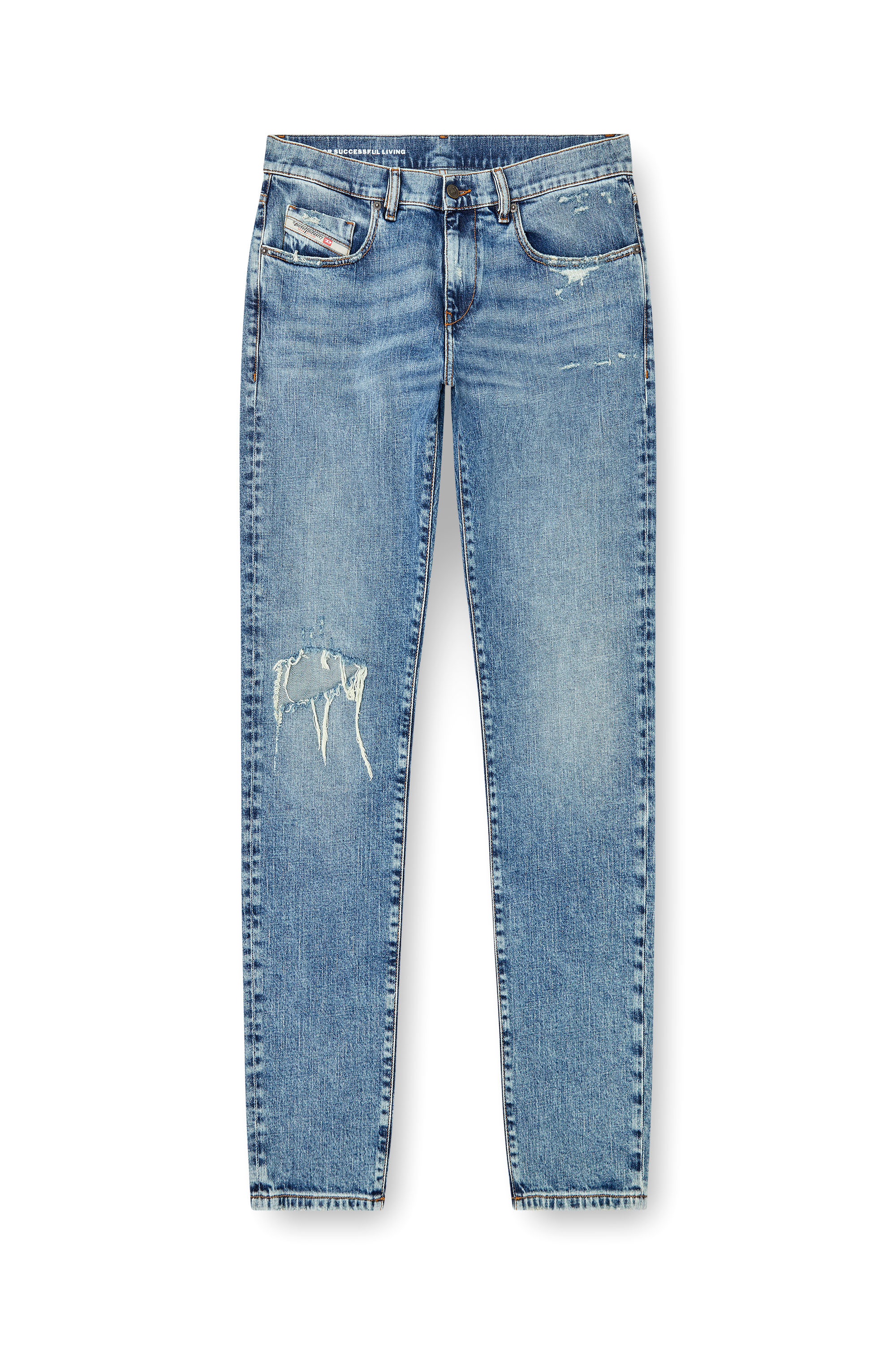 Diesel - Slim Jeans 2019 D-Strukt 09L34 Hombre, Azul Claro - 1