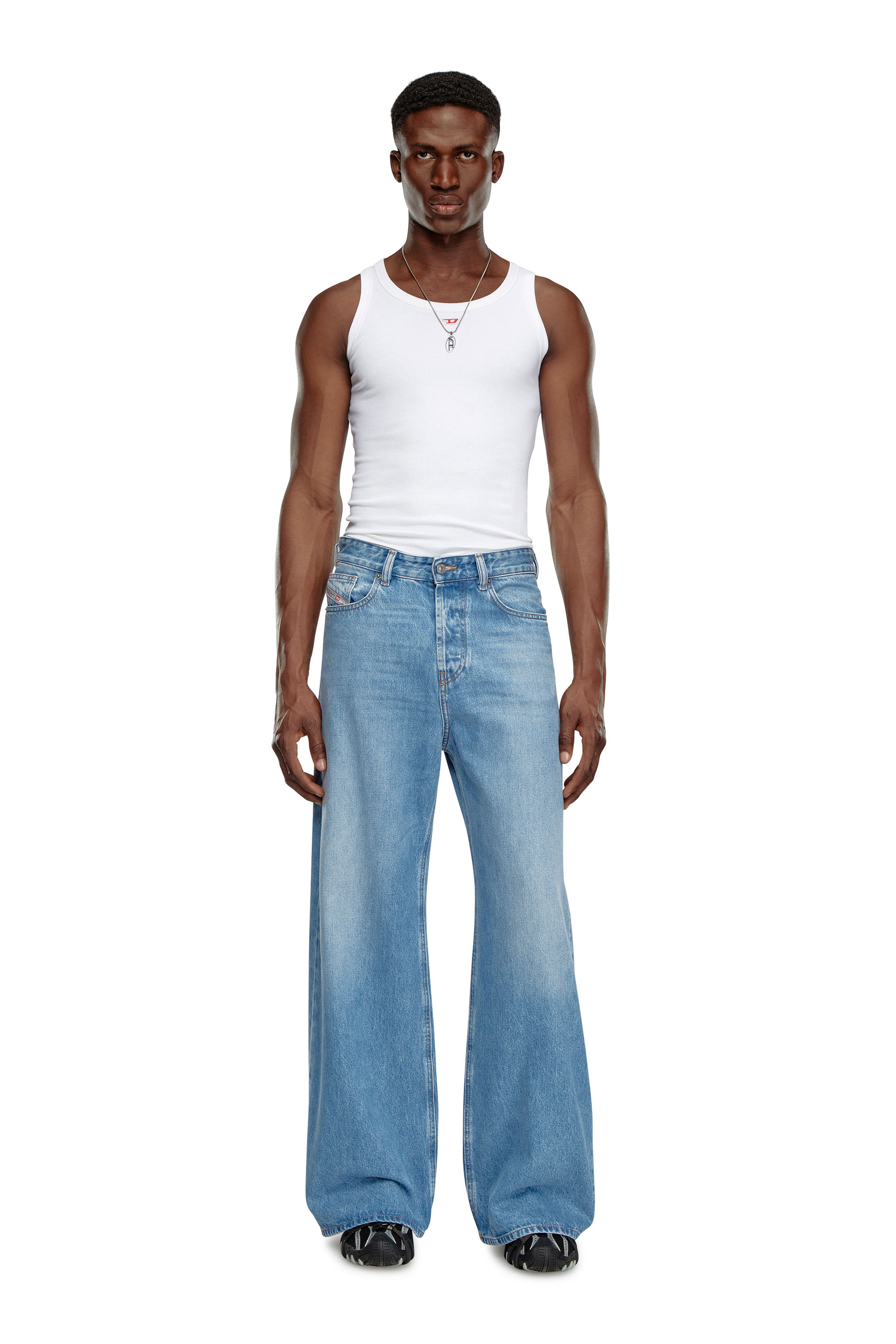 Diesel - Straight Jeans 1996 D-Sire 09I29, Azul Claro - Image 7