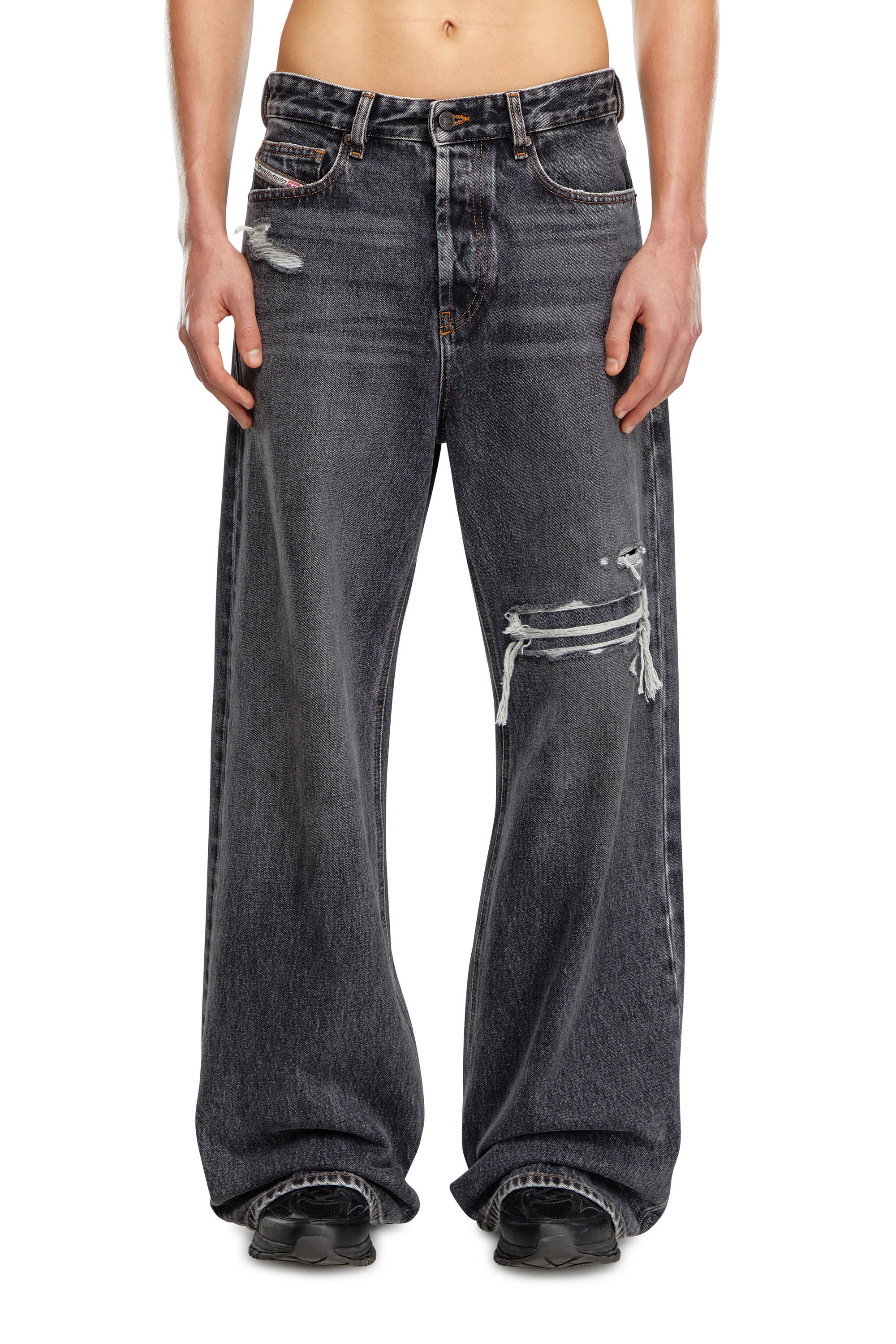 Diesel - Straight Jeans 1996 D-Sire 007F6, Mujer Straight Jeans - 1996 D-Sire in Negro - Image 1