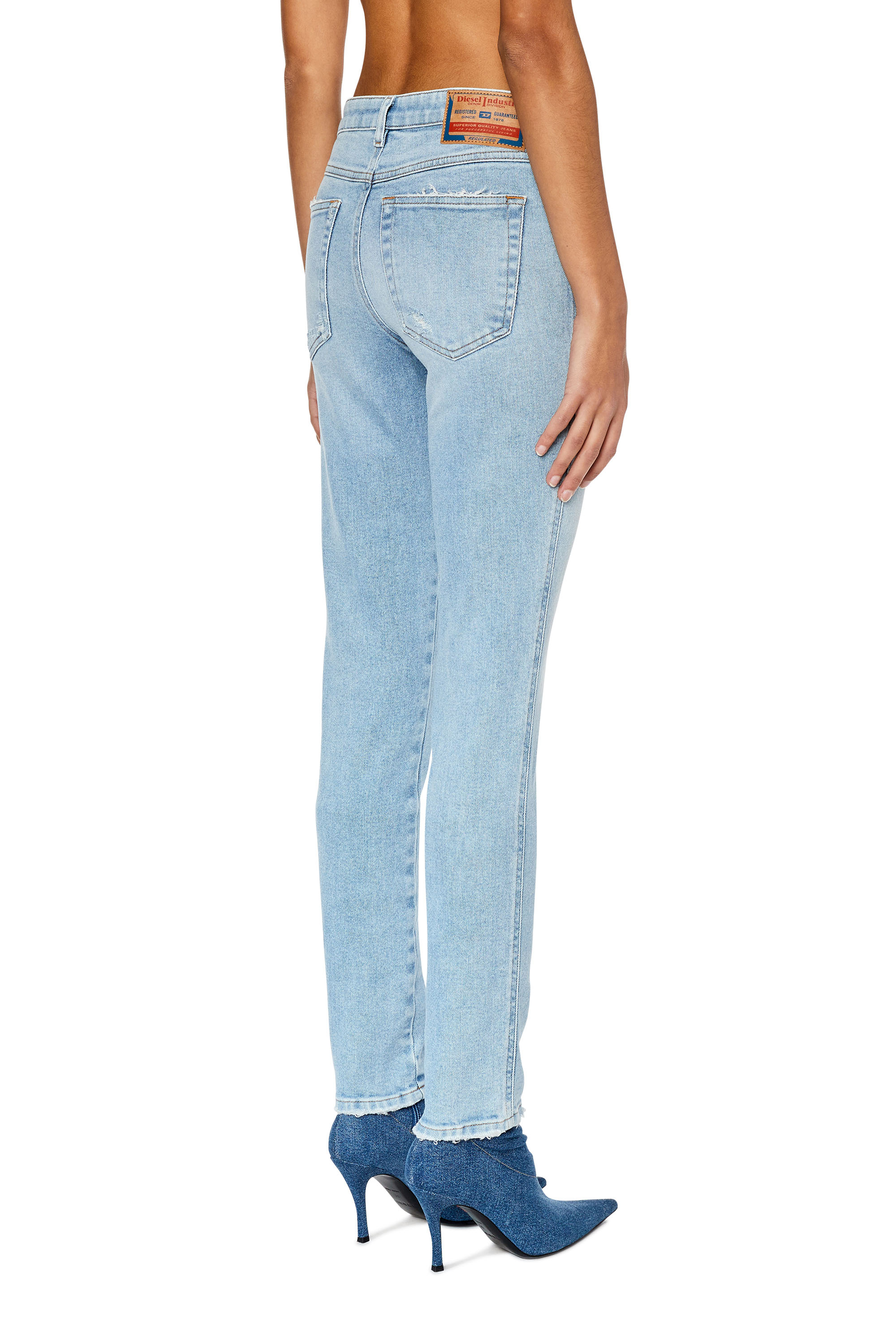 Diesel - Skinny Jeans 2015 Babhila 09E90, Azul Claro - Image 3
