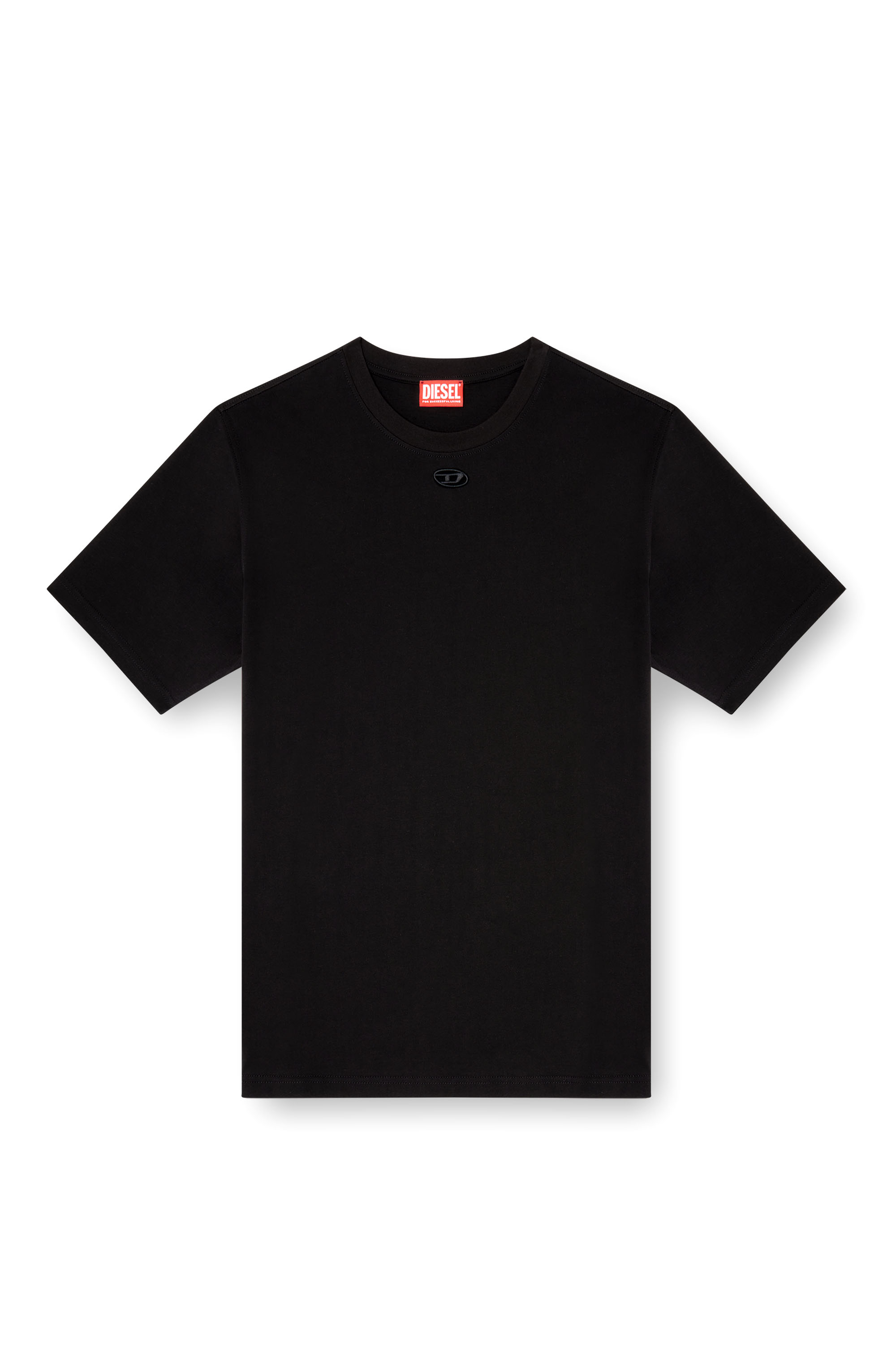 Diesel - T-ADJUST-MAREY, Camiseta con recorte Oval D Hombre in Negro - 3