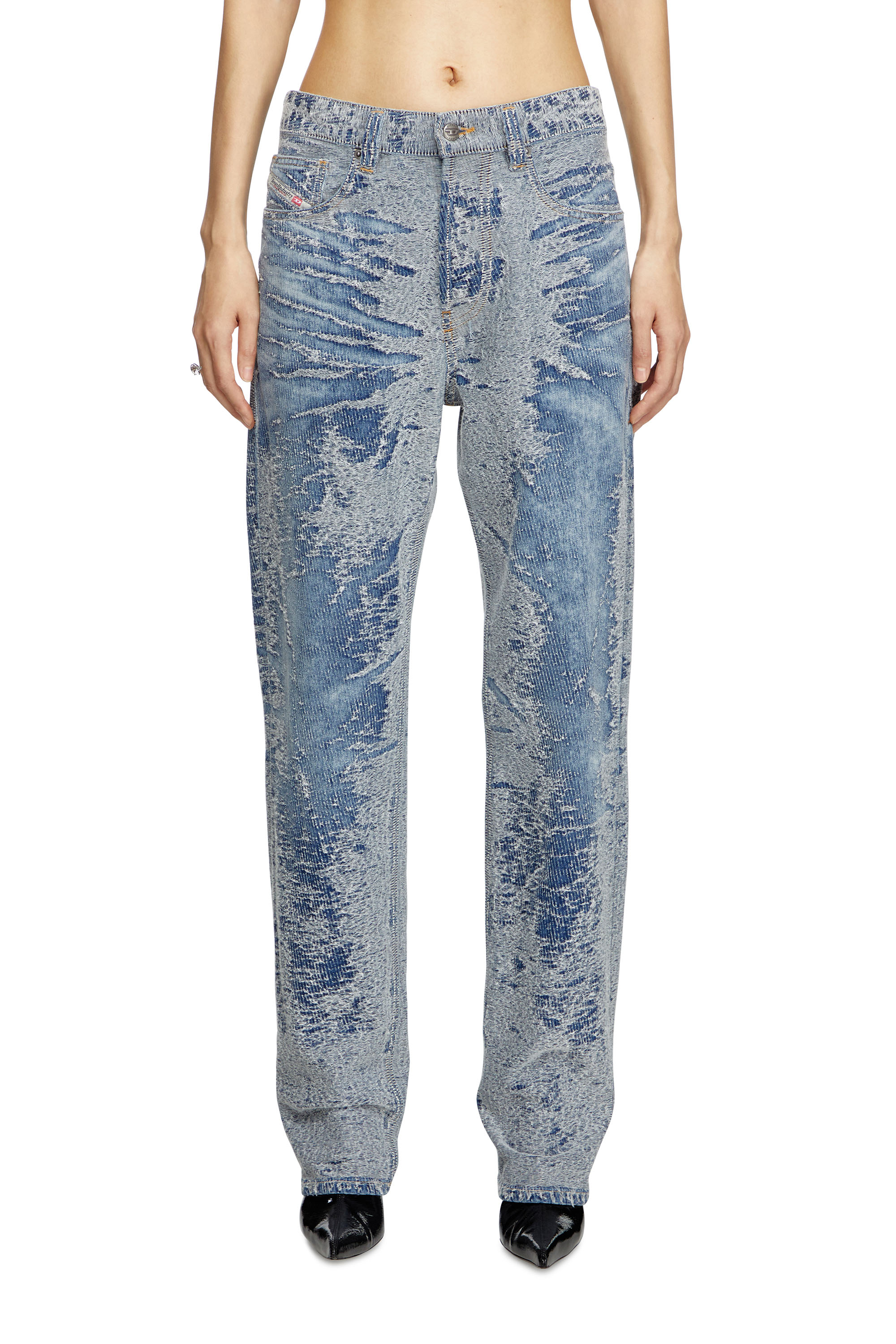 Diesel - Regular Jeans 1988 D-Ark 007W4 Mujer, Azul medio - 2