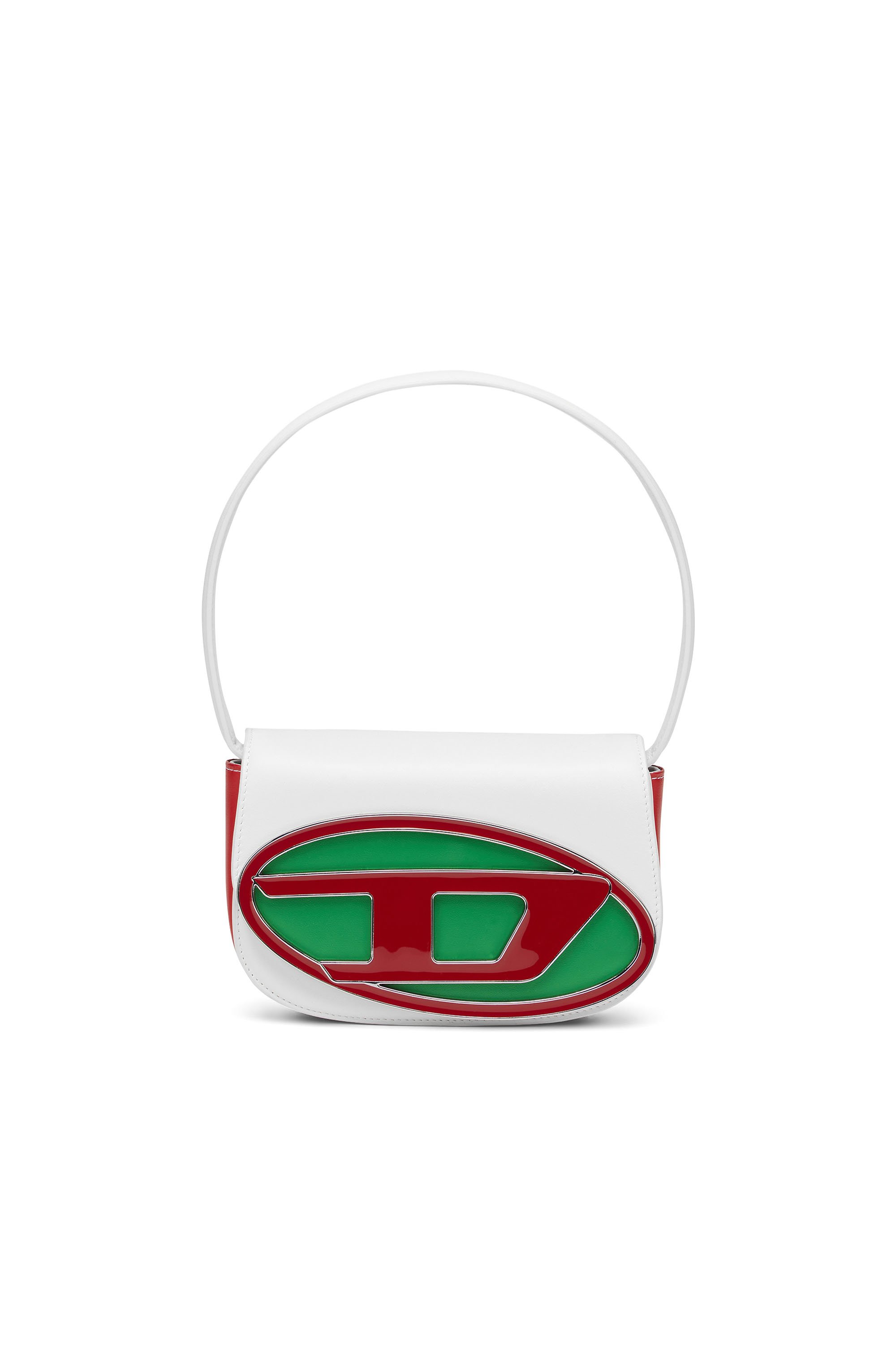 1DR, White/Red - Shopping and Shoulder Bags