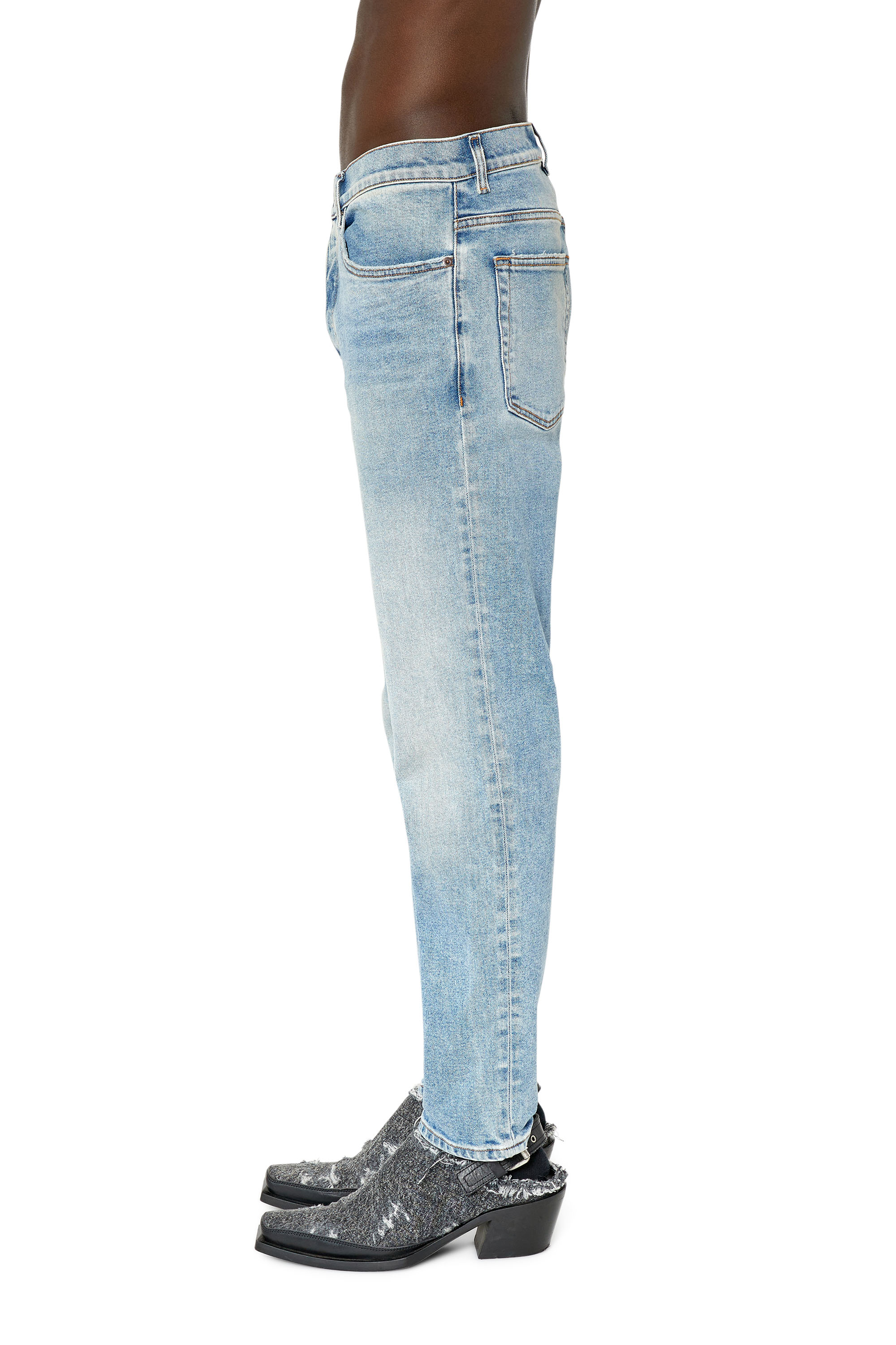 Diesel - Tapered Jeans 2005 D-Fining 09E86, Light Blue - Image 6