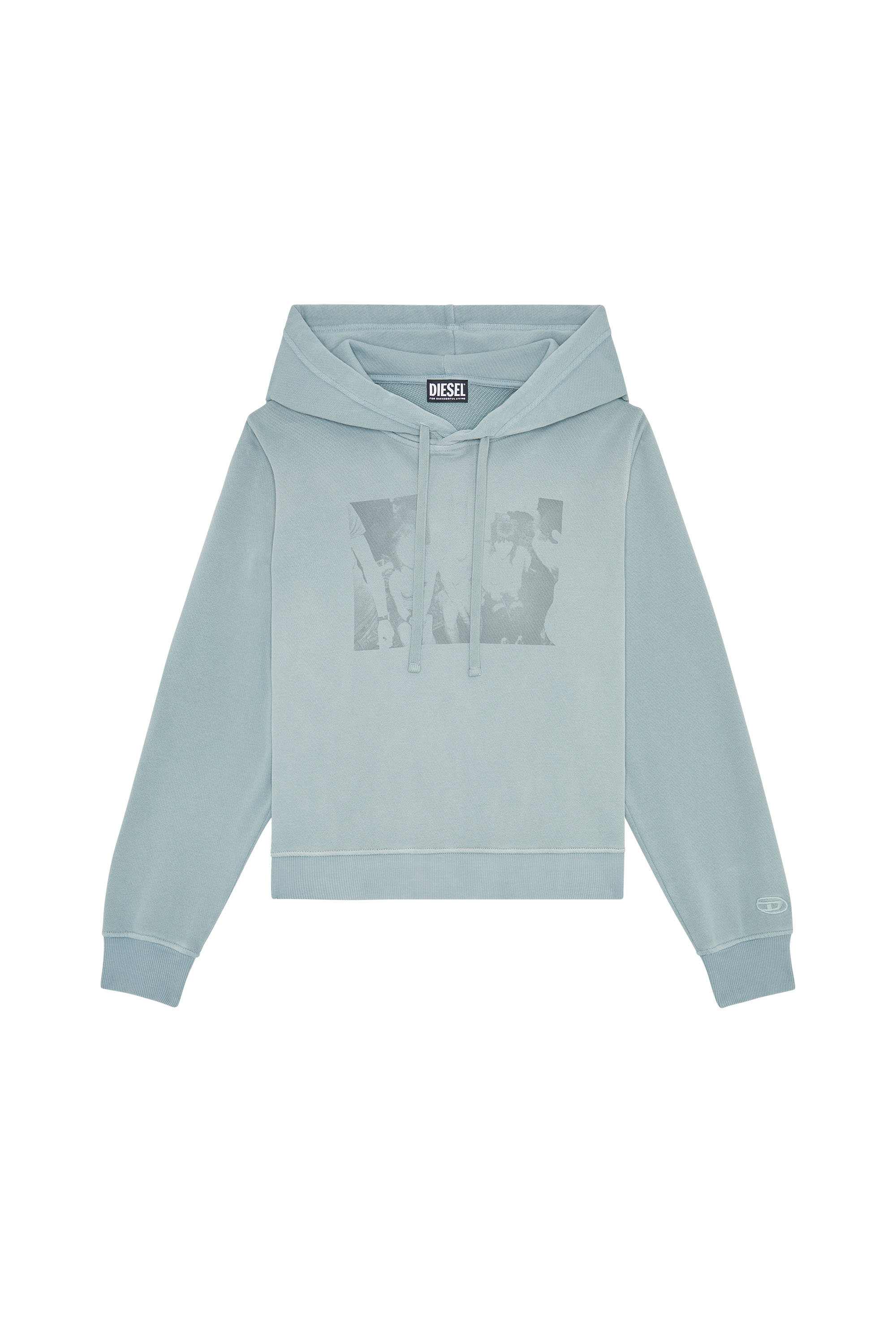 Diesel - F-REGGY-HOOD-G5, Light Grey - Image 6