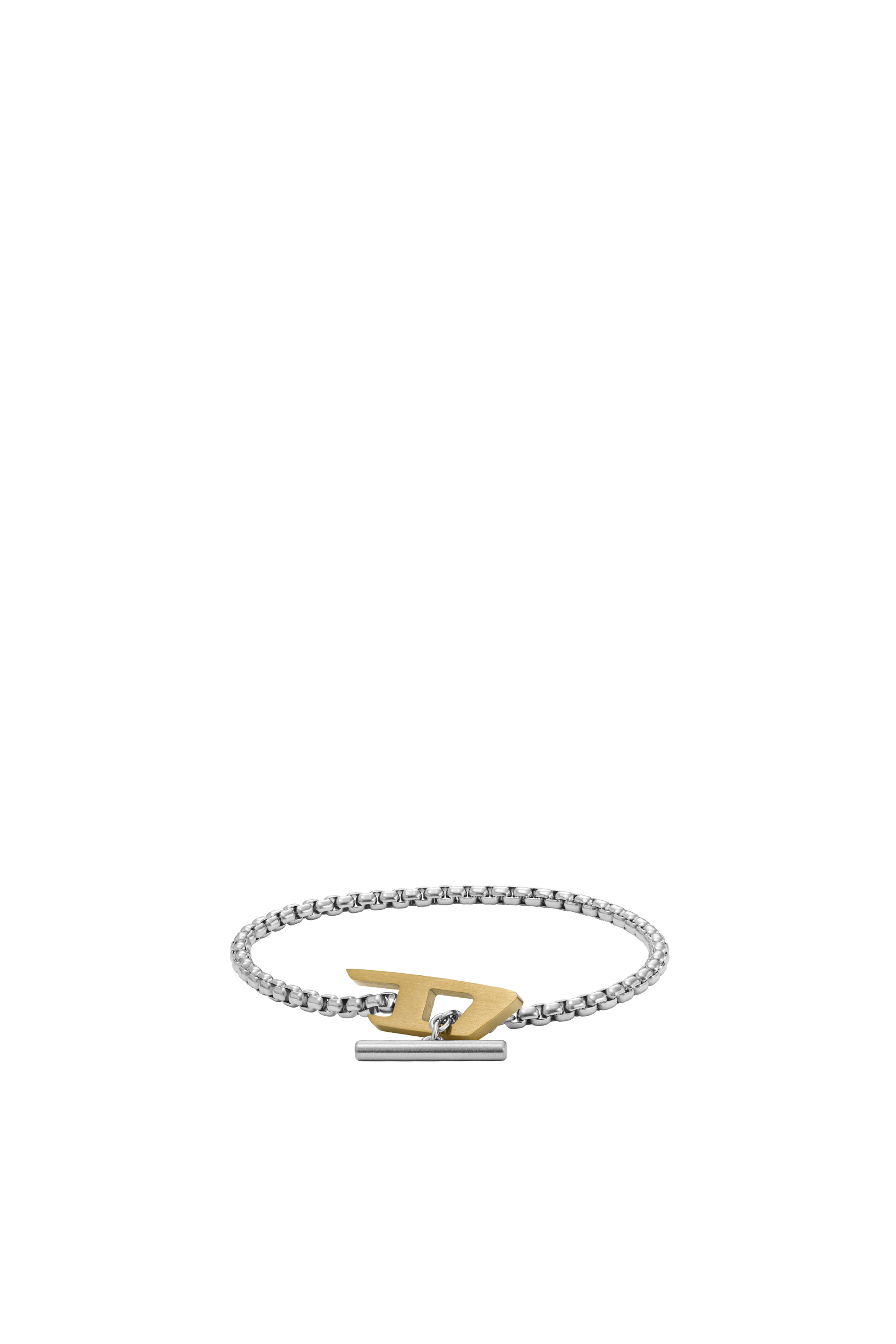 Mens Jewellery Bracelets DIESEL Silver Bracelet Dx0951040 in Metallic for Men 