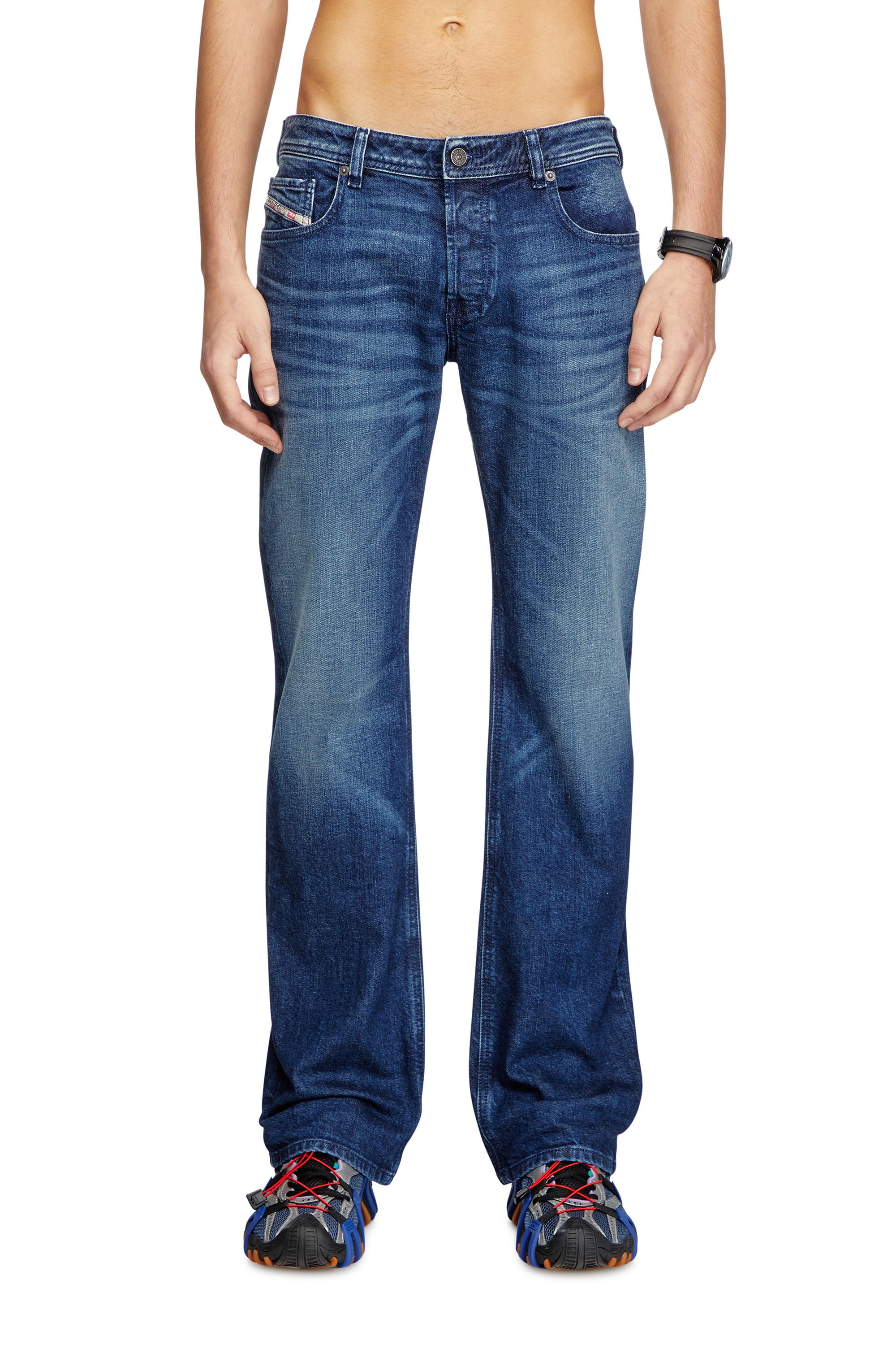 Diesel - Bootcut Jeans 2007 Zatiny 09L51 Hombre, Azul Oscuro - 1