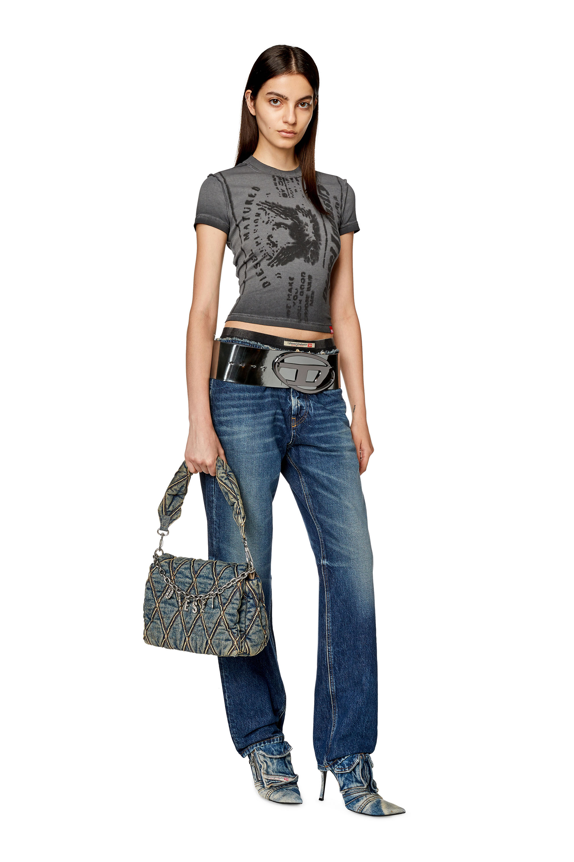 Diesel - Straight Jeans D-Ark 09G92, Azul Oscuro - Image 4