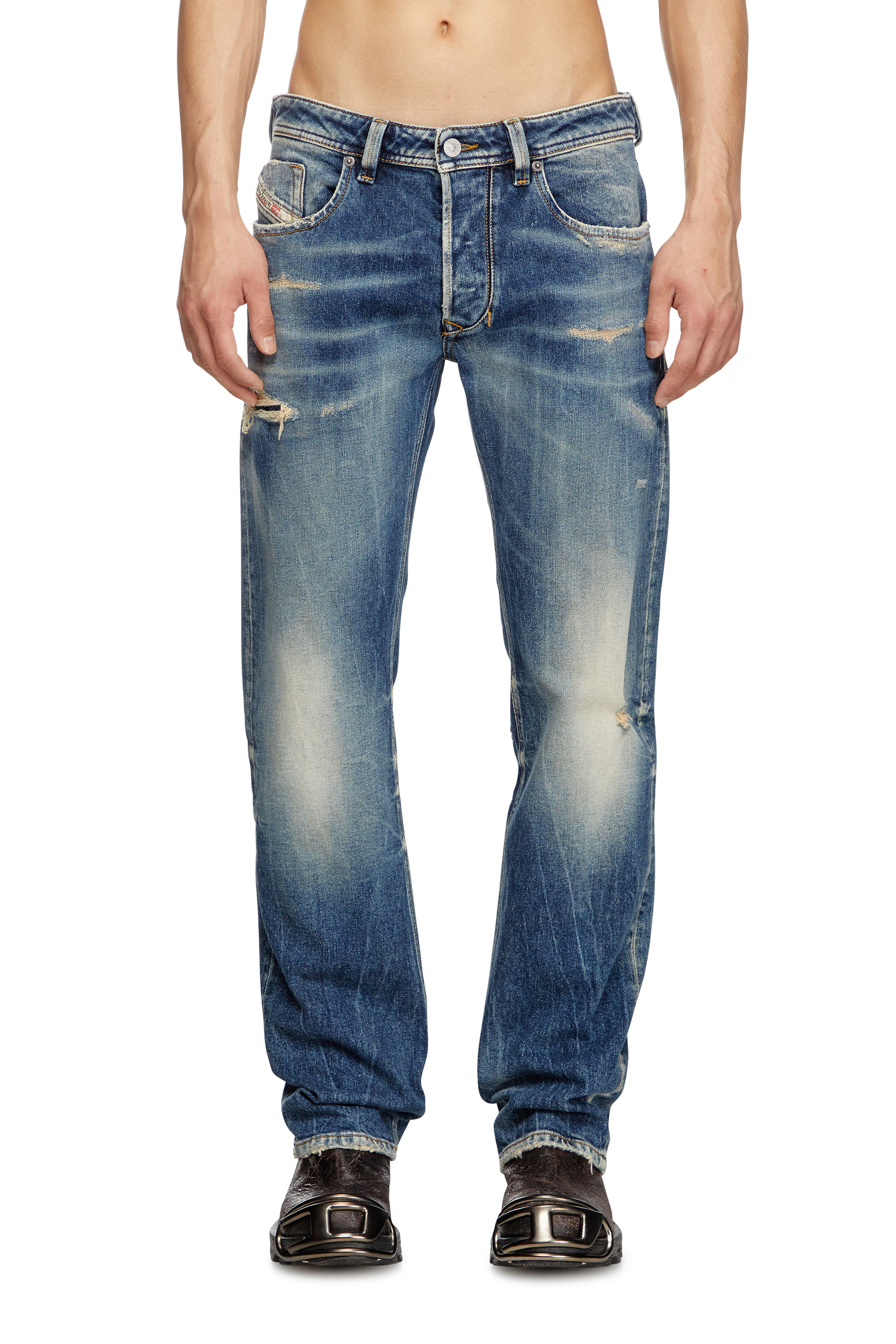 Diesel - Regular Jeans 1985 Larkee 007Y6 Hombre, Azul Oscuro - 2