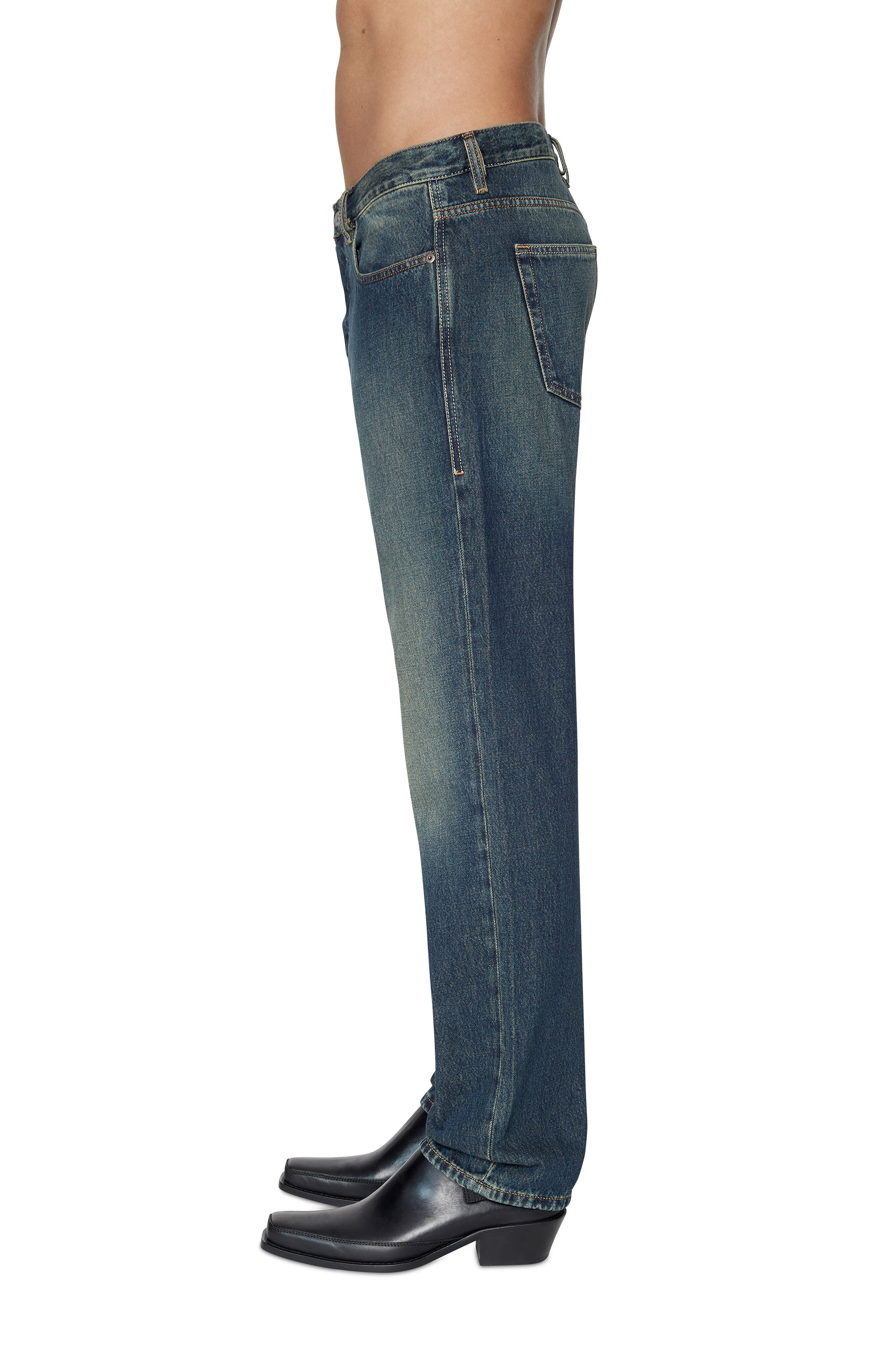 Diesel - Straight Jeans 2020 D-Viker 09C04, Dark Blue - Image 4