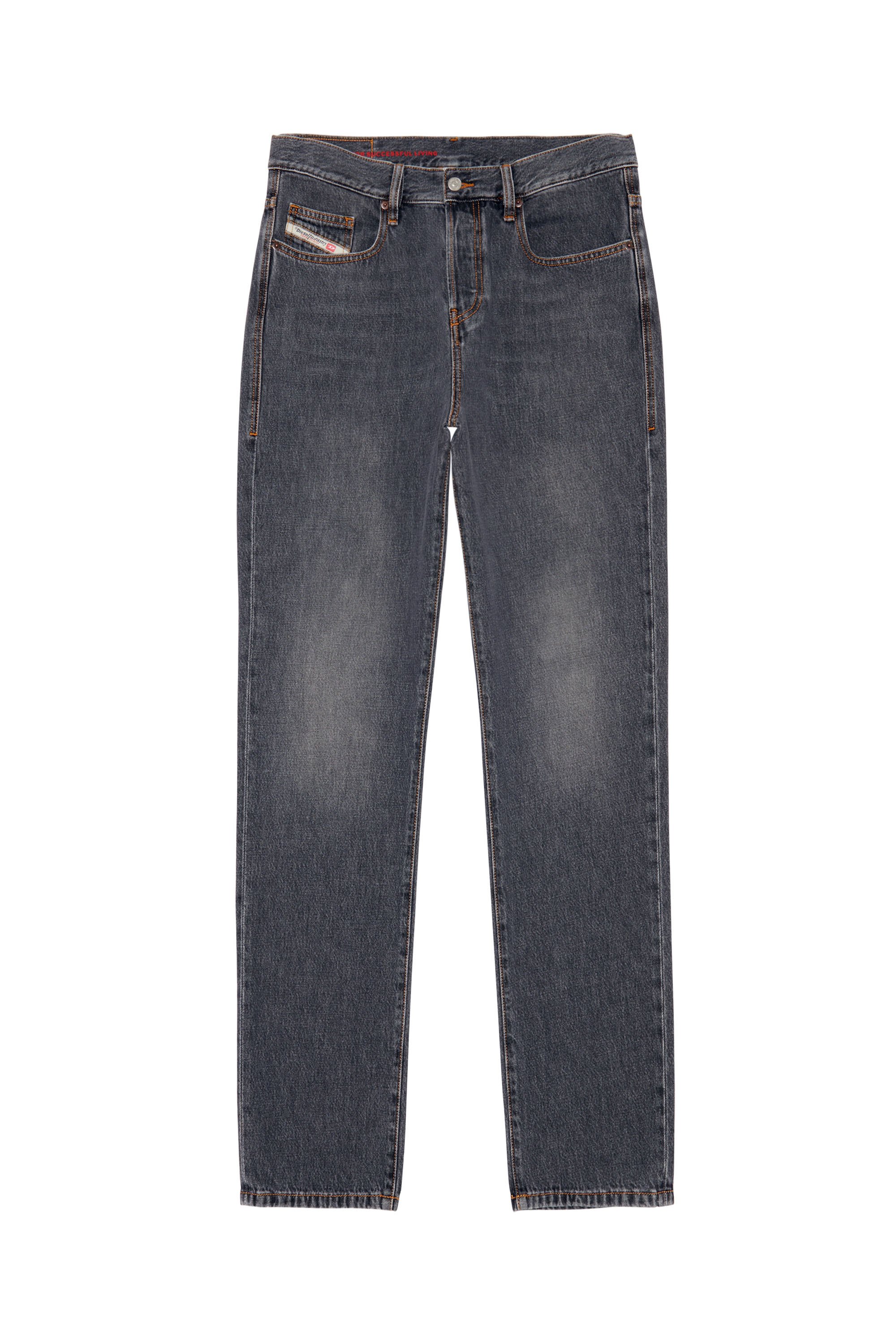 Diesel - Straight Jeans 2020 D-Viker 09B88, Black/Dark grey - Image 1