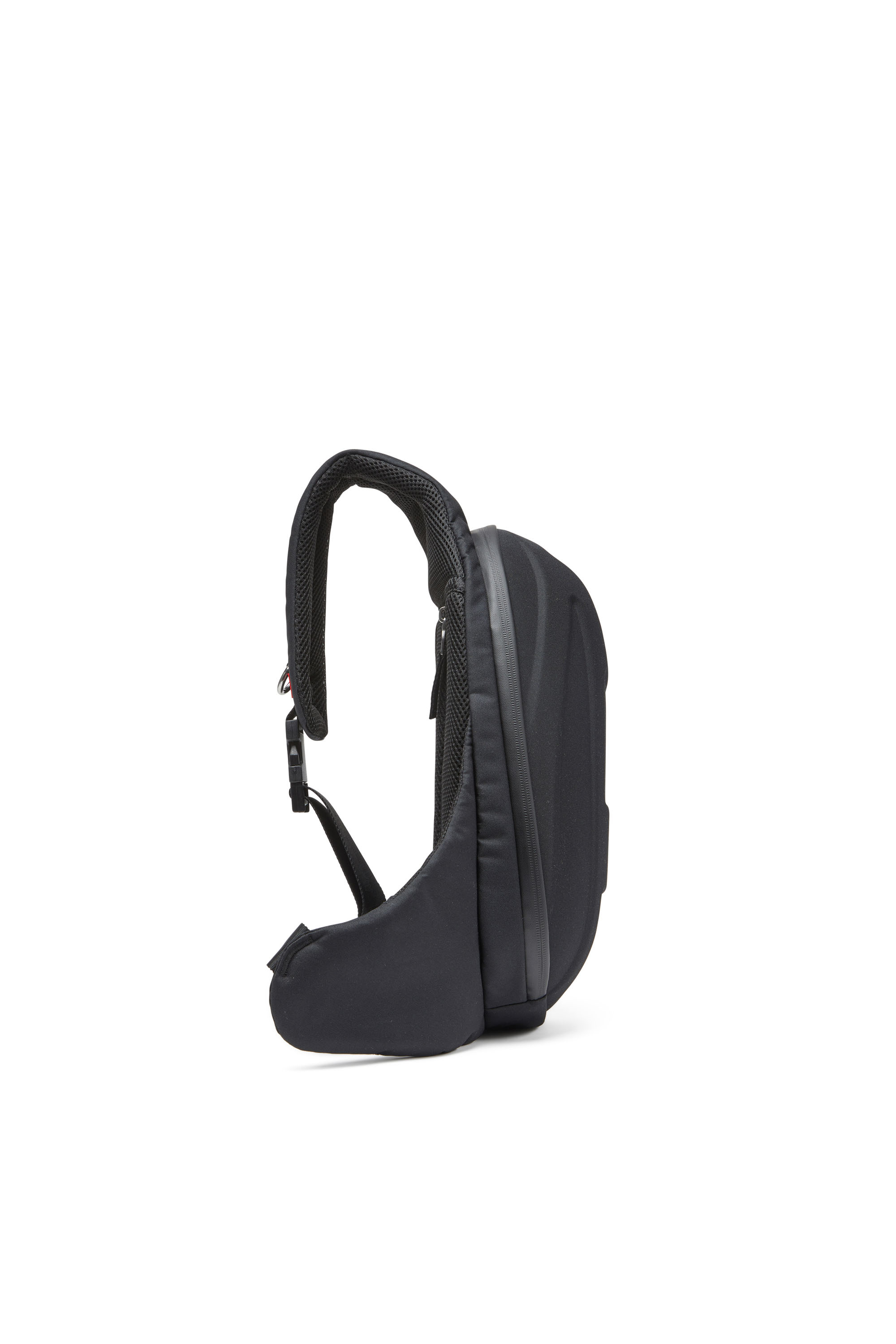 Men's 1DR-Pod-Hard shell sling bag | Black | Diesel