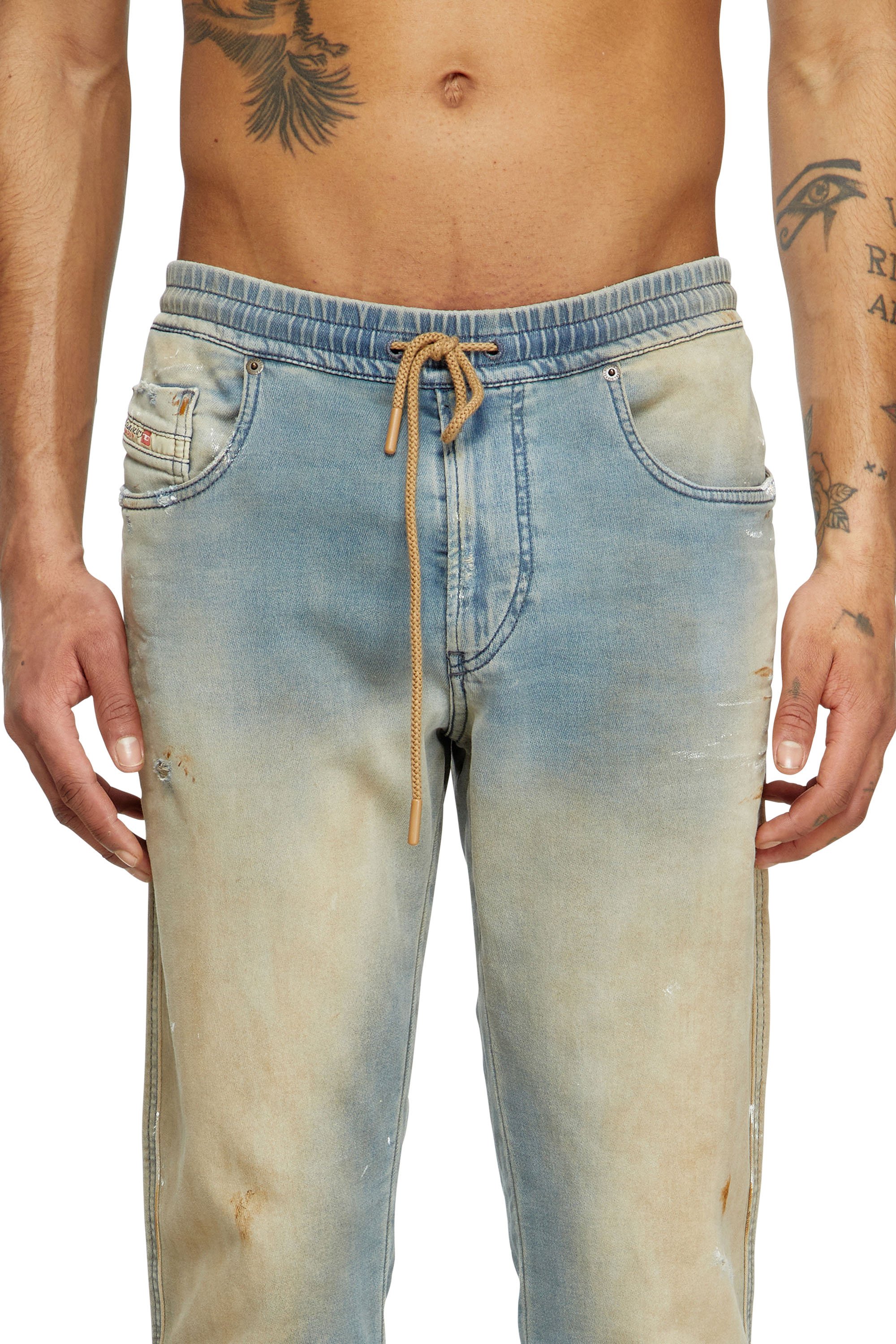 Diesel - Slim 2060 D-Strukt Joggjeans® 068QL Hombre, Azul Claro - 5