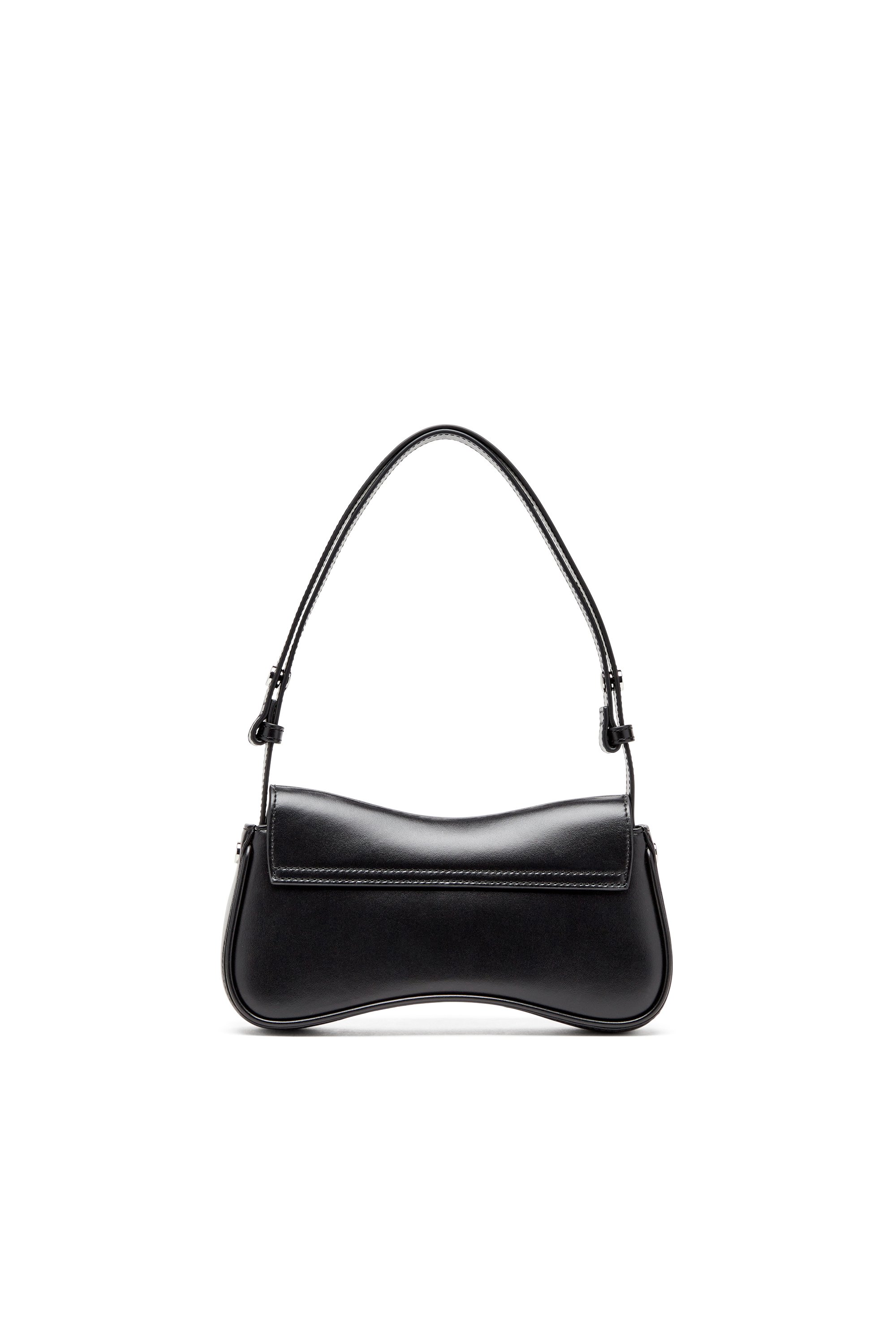 Diesel - PLAY CLUTCH, Play-Bolso de hombro de cuero semibrillante Mujer in Negro - 3