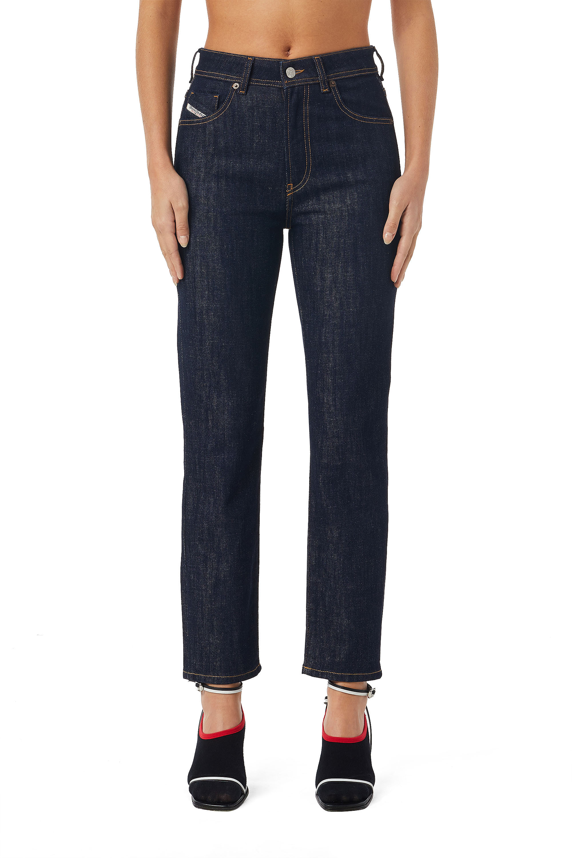 Diesel - 2004 Z9B89 Tapered Jeans, Azul Oscuro - Image 1
