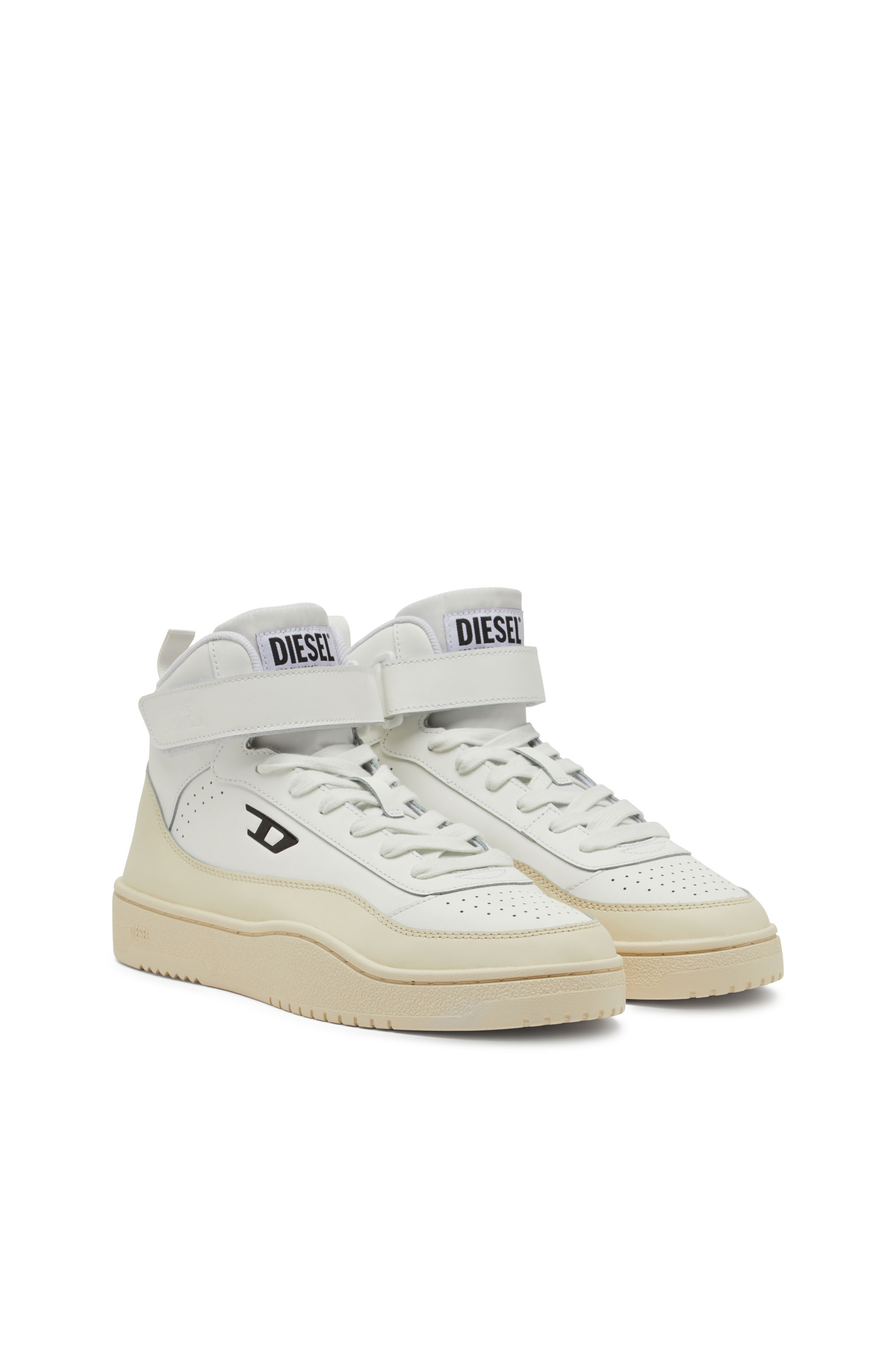 Diesel - S-TRACKER-D MID, Man's S-Tracker-D-Mid top sneaker in White - 2