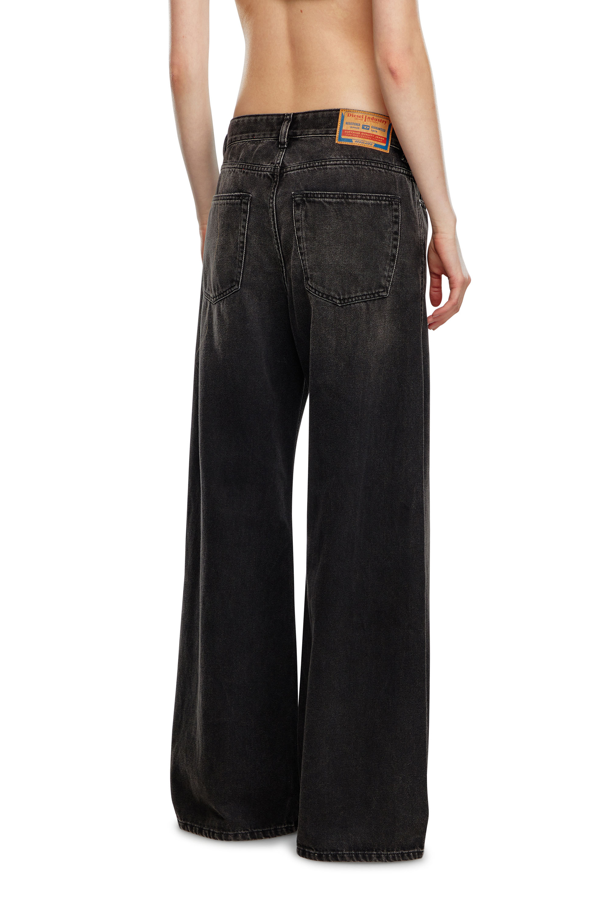 Diesel - Straight Jeans 1996 D-Sire 09J96, Mujer Straight Jeans - 1996 D-Sire in Negro - Image 3