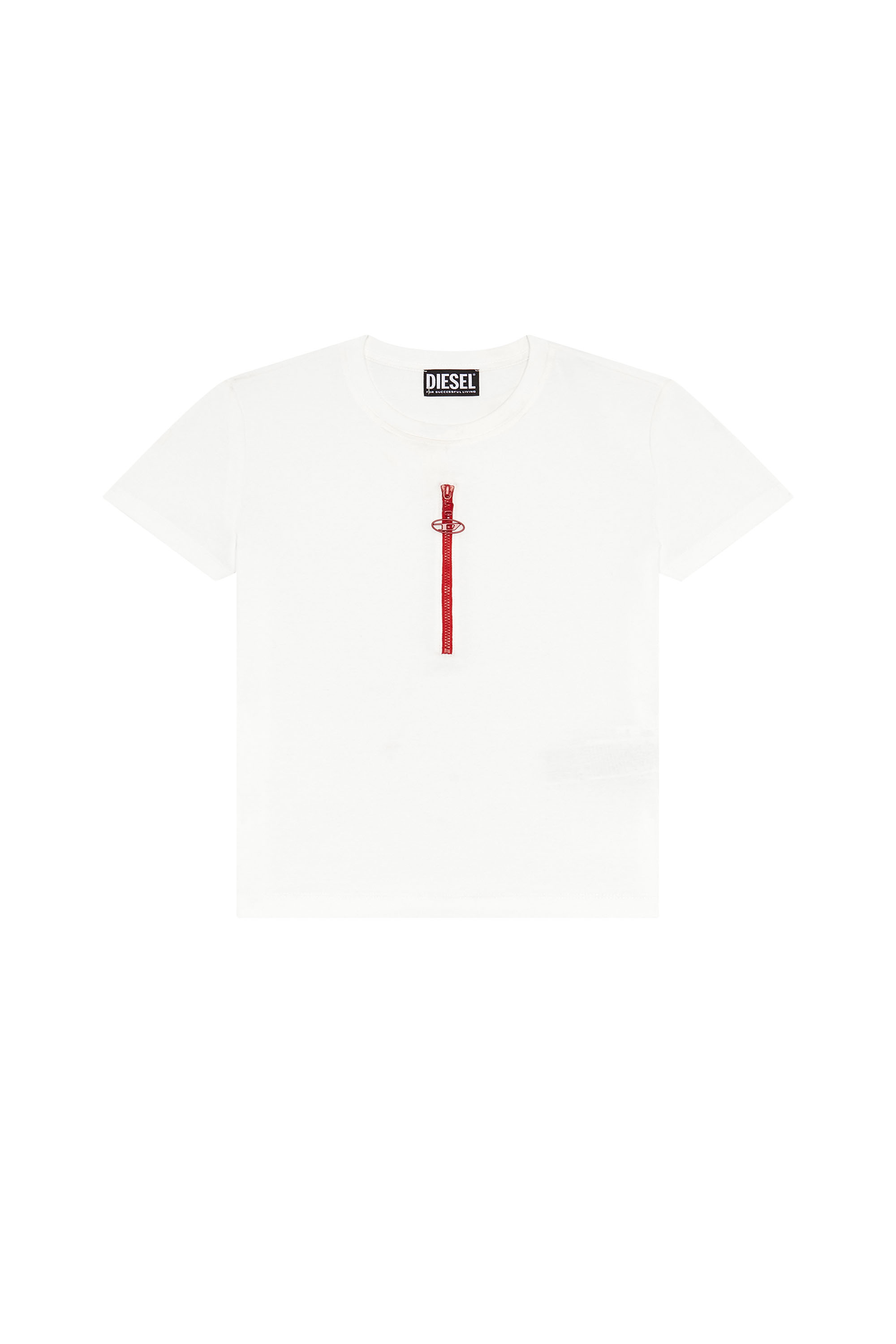 Diesel - T-VAZY, Blanco/Rojo - Image 1