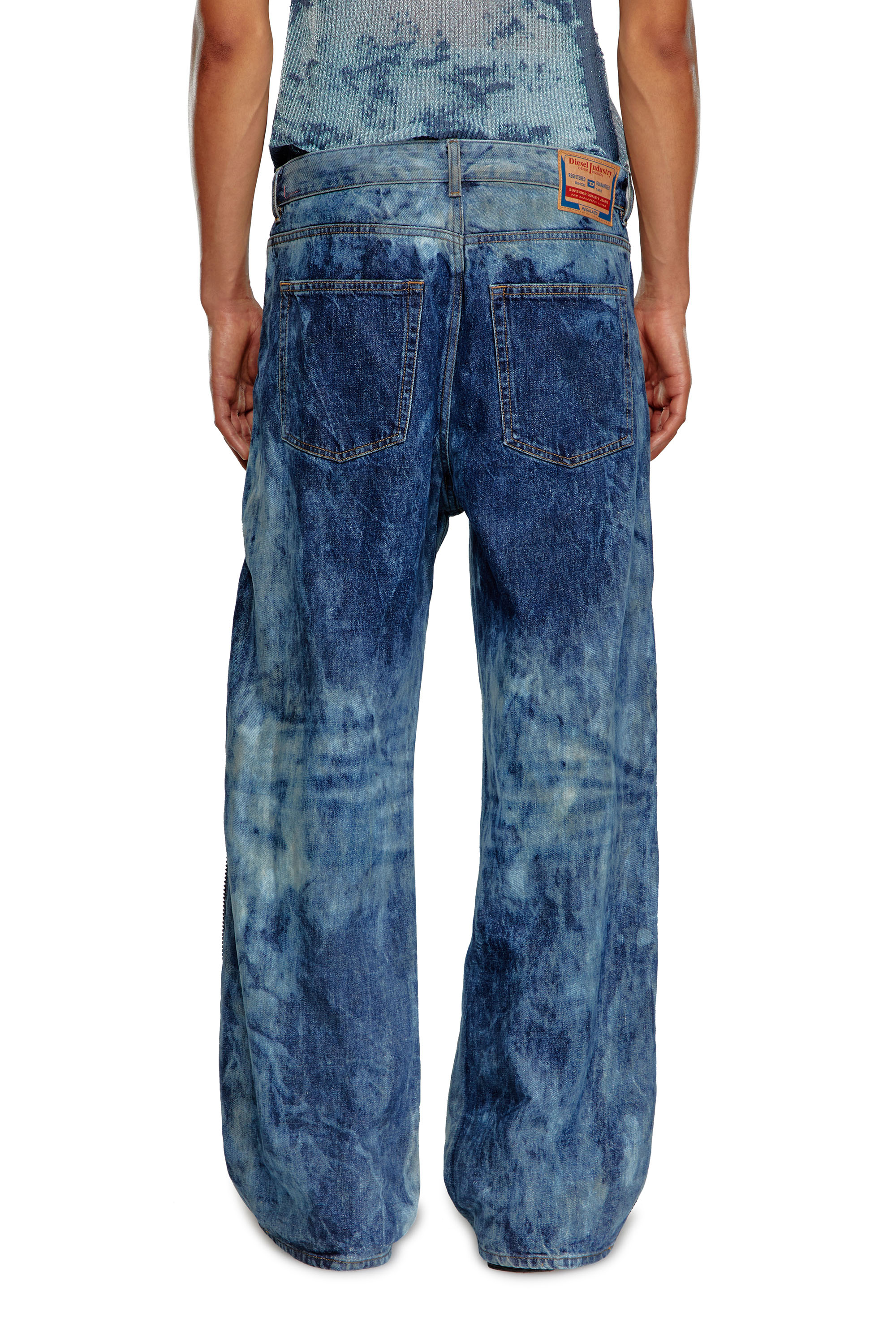 Diesel - Straight Jeans D-Rise 0PGAX, Hombre Straight Jeans - D-Rise in Azul marino - Image 4