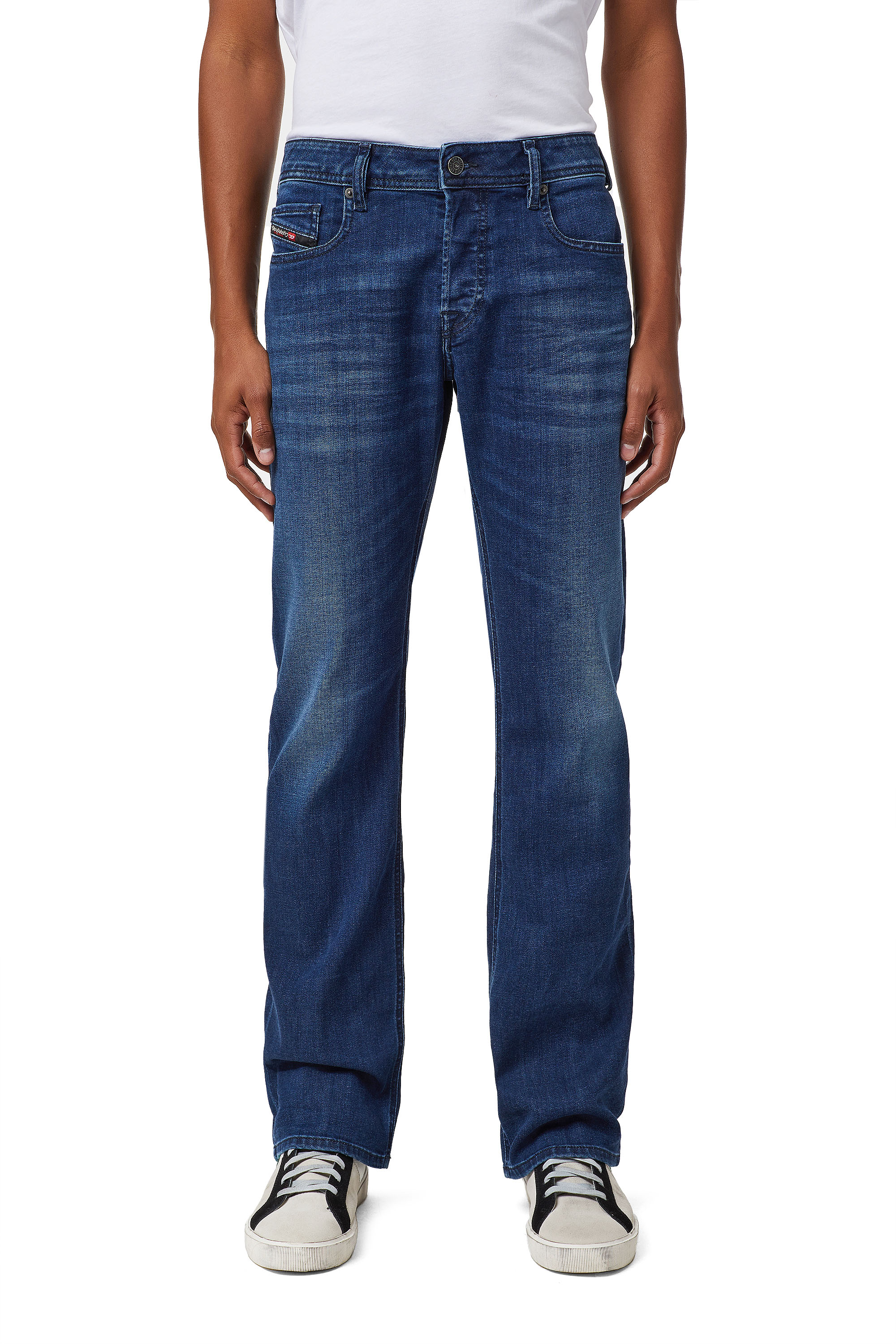 Diesel - Zatiny 069SF Bootcut Jeans, Azul Oscuro - Image 1
