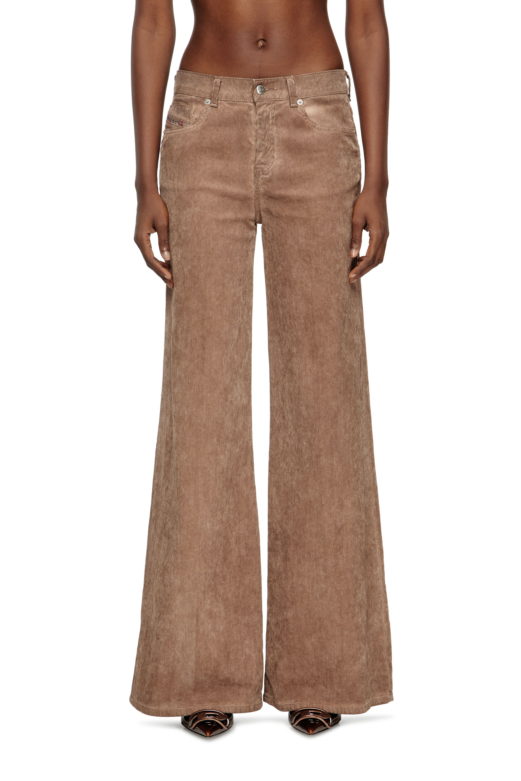 Diesel - Woman's Flare Jeans 1978 D-Akemi 068SD, Pink - 2