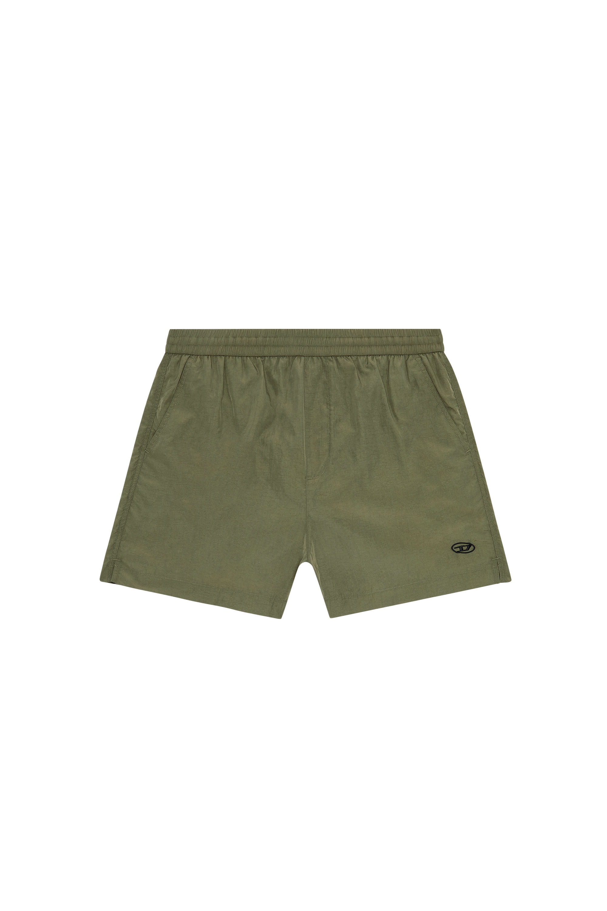 Diesel - BMBX-RIO-41CM-PARACHUTE, Man Nylon board shorts in Green - Image 4