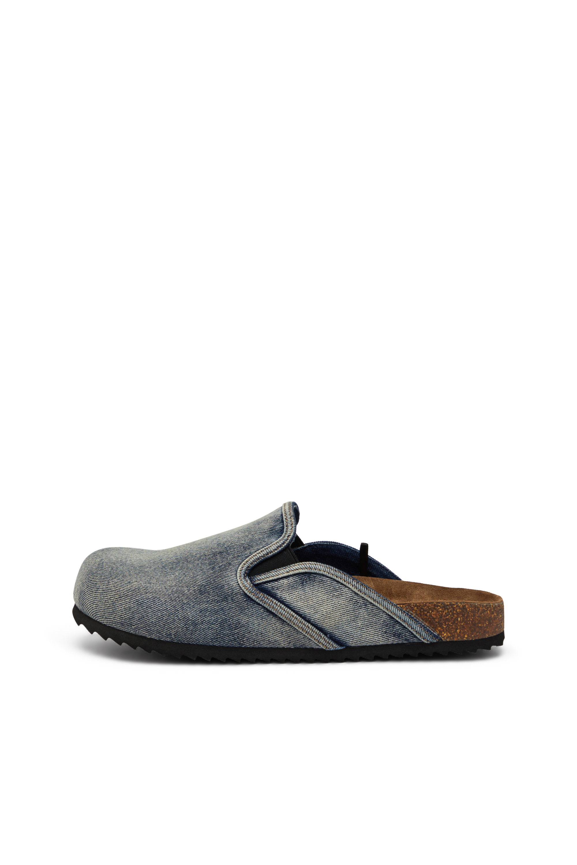 Diesel - D-WOODSTOCK SLIP-ON, Zapatos planos sin talón en cuero napa Hombre in Azul marino - 7