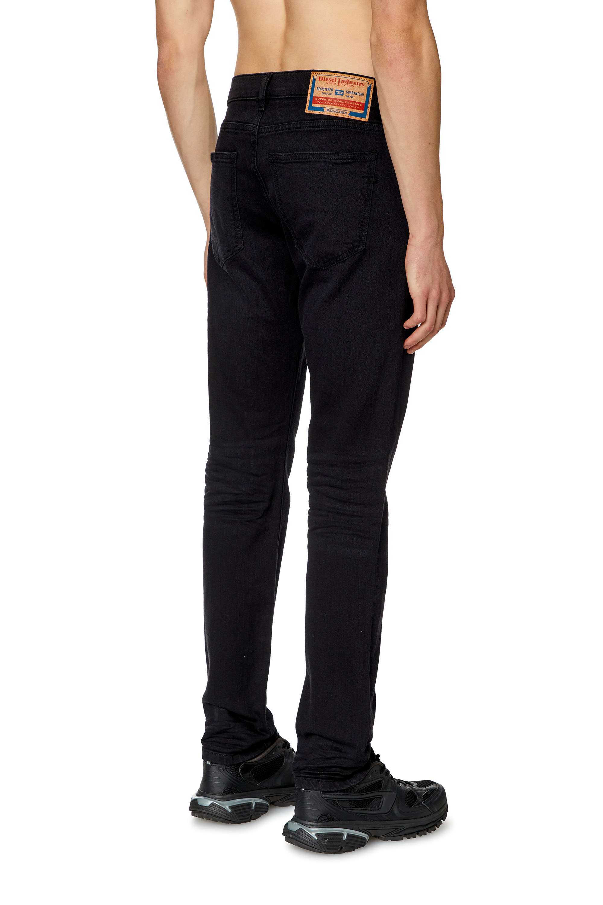 Diesel - Man Slim Jeans 2019 D-Strukt 0KIAJ, Black/Dark grey - Image 2