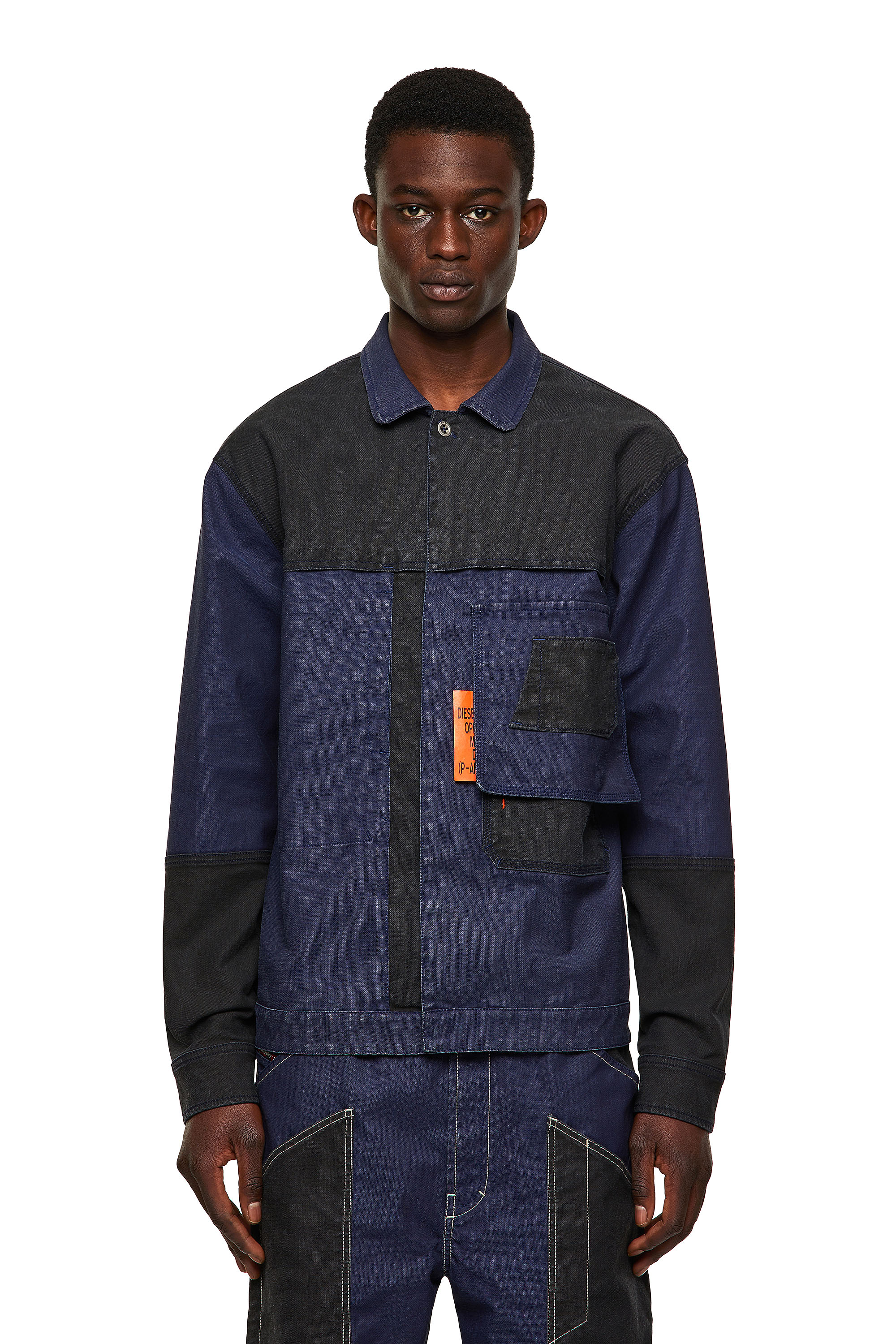 D-FETZ-SP JOGGJEANS, Negro/Azul marino - Chaquetas de denim
