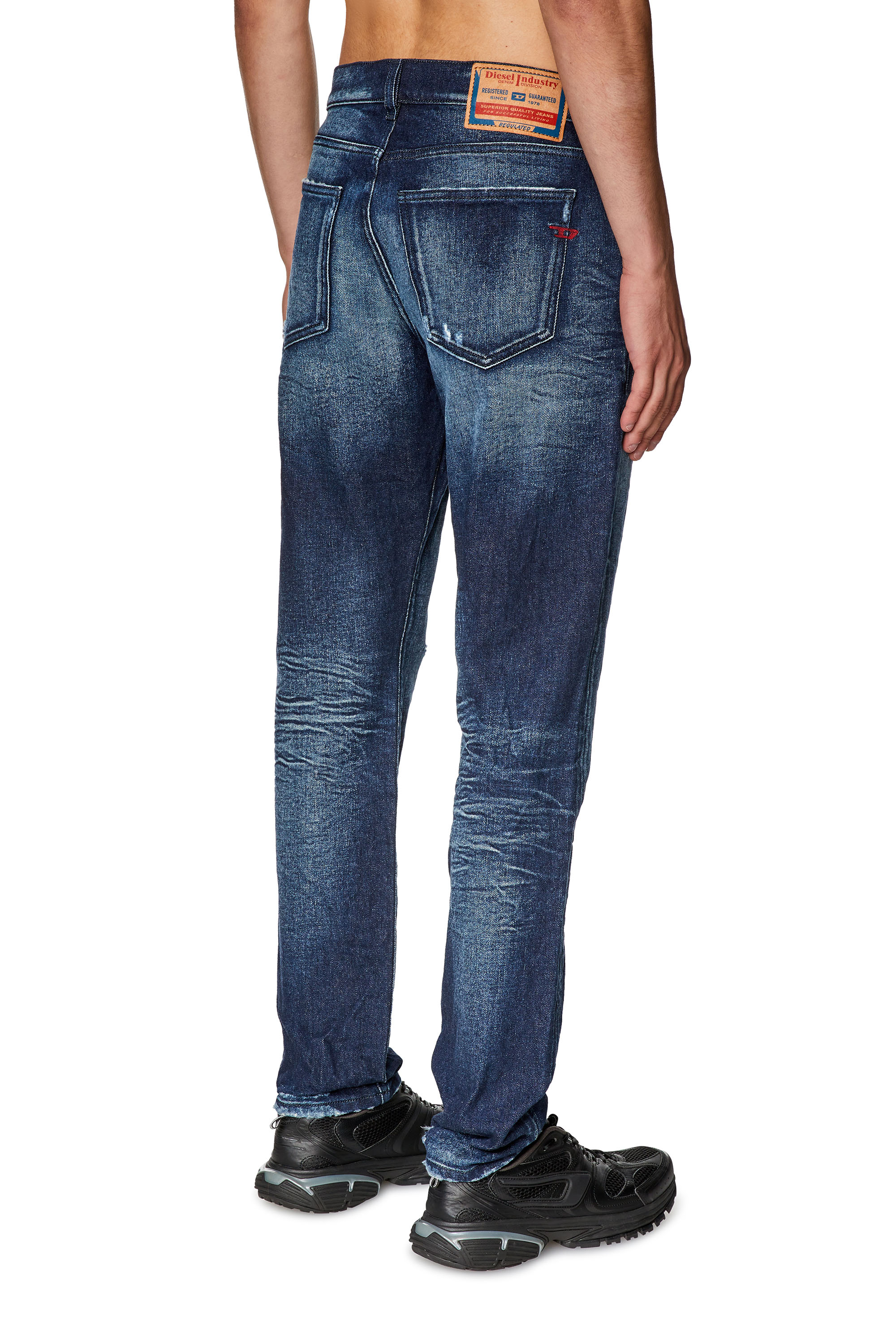 Diesel - Slim Jeans 2019 D-Strukt 007R8, Azul Oscuro - Image 2