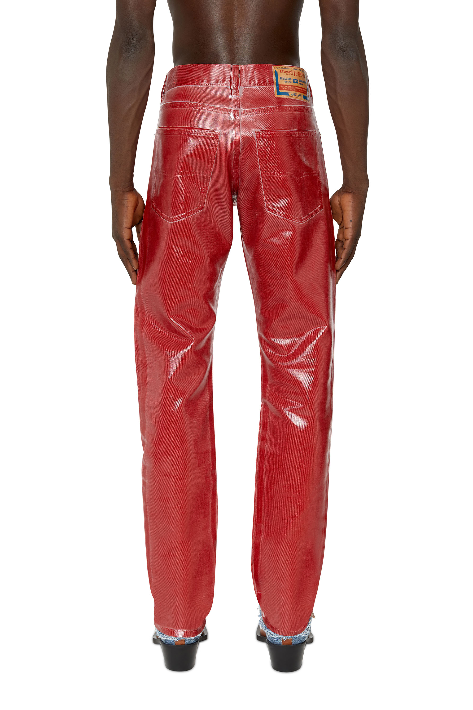 Diesel - 1995 D-Sark 09E50 Straight Jeans, Red - Image 2