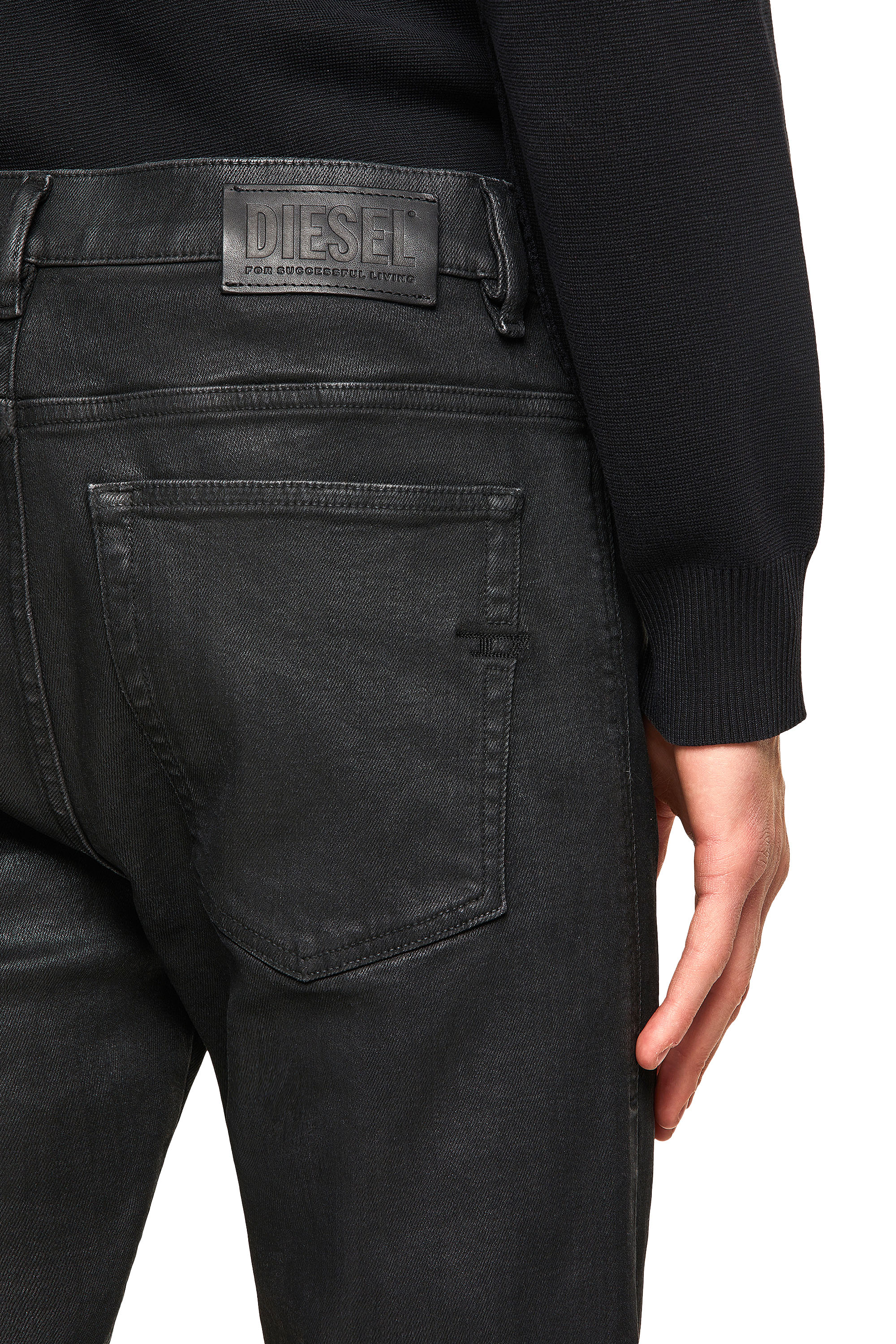 Diesel - D-Amny Skinny Jeans 009ID, Black/Dark Grey - Image 5
