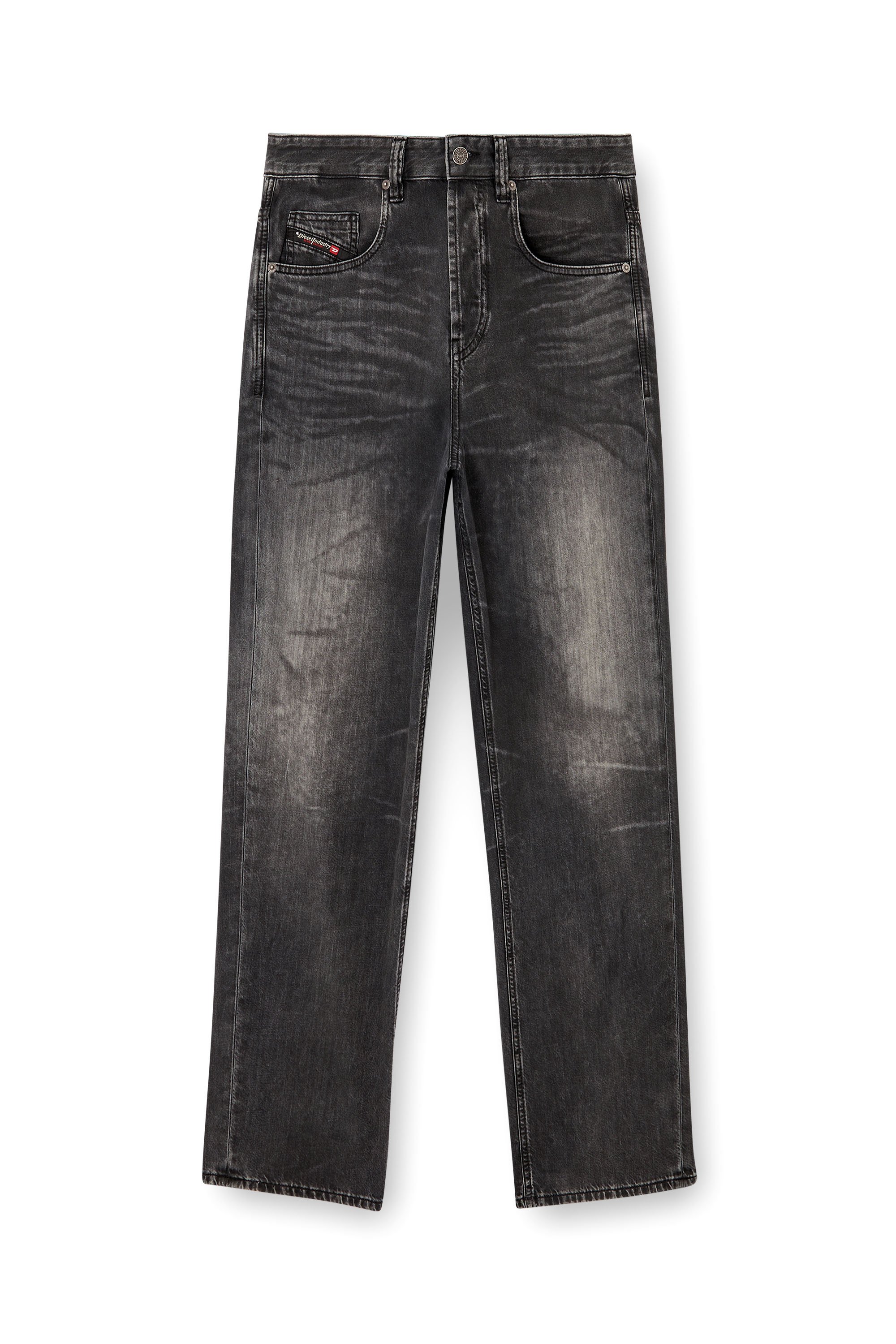 Diesel - Relaxed Jeans 2001 D-Macro 0CEBC Hombre, Negro/Gris oscuro - 3