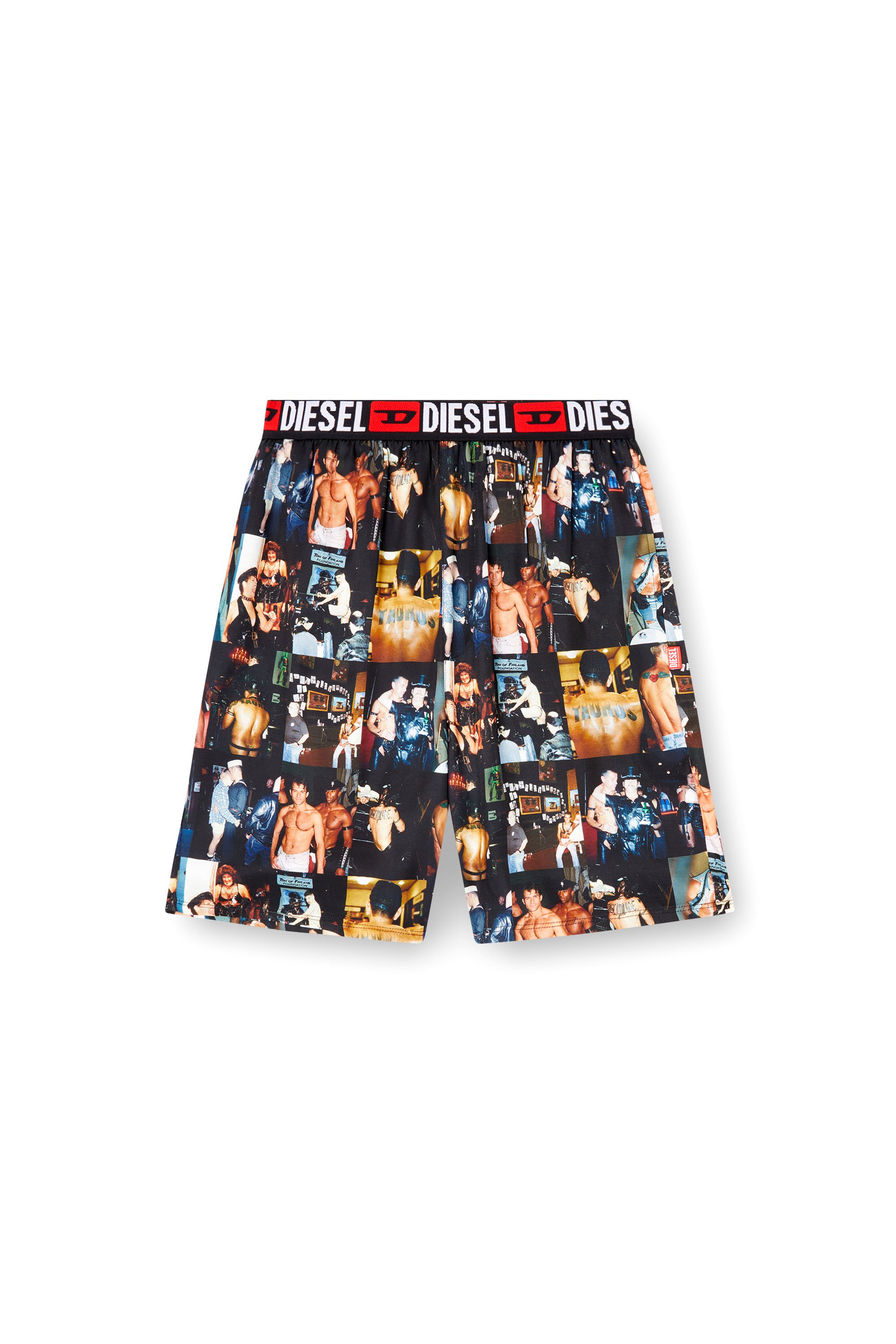 Diesel - PR-P-TOLL-SHOR-TOM25, Unisex's Shorts with graphic prints in Black - 3