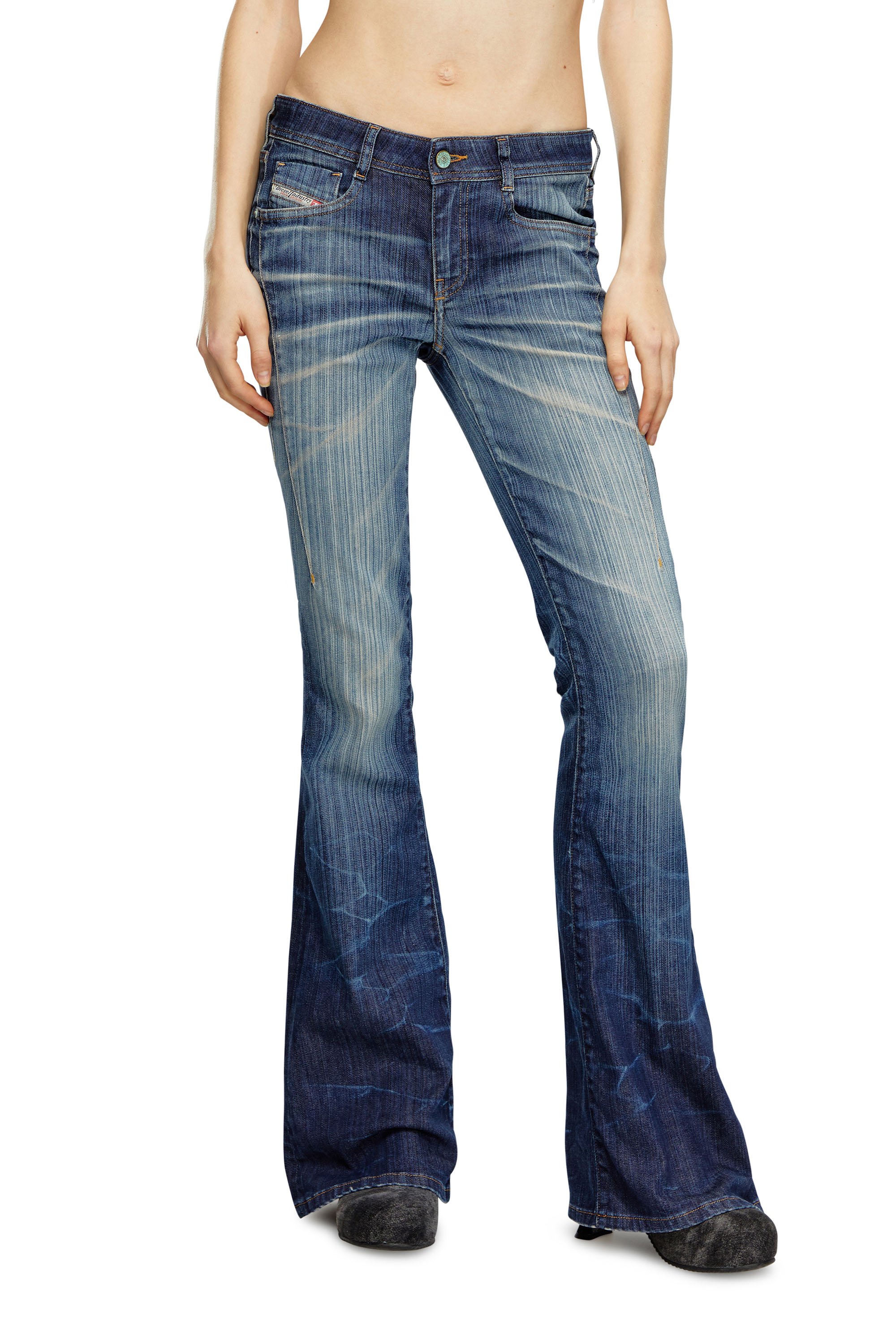 Diesel - Bootcut and Flare Jeans 1969 D-Ebbey 09I03, Azul Oscuro - Image 1