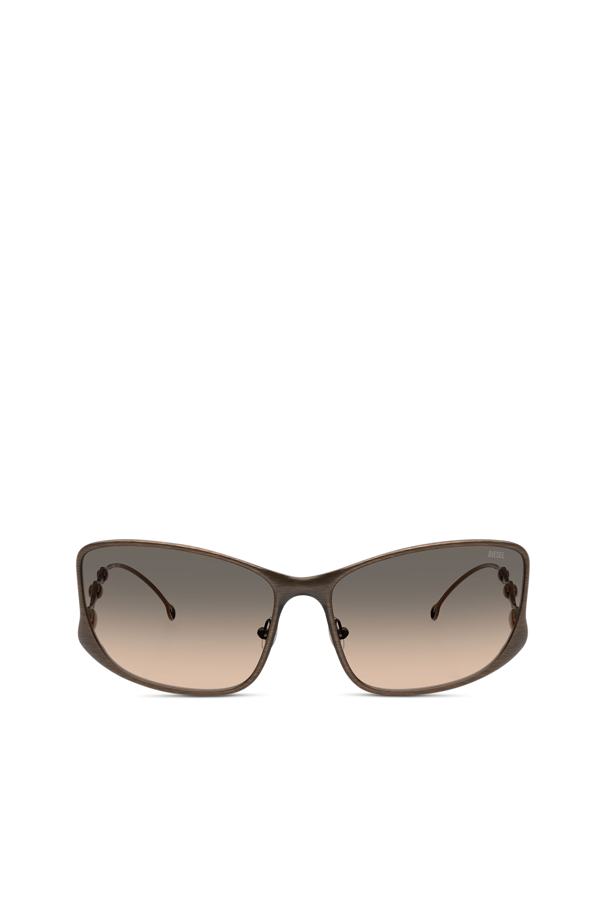 Diesel - 0DL1013, Gafas rectangulares Unisex in Marrón - 1