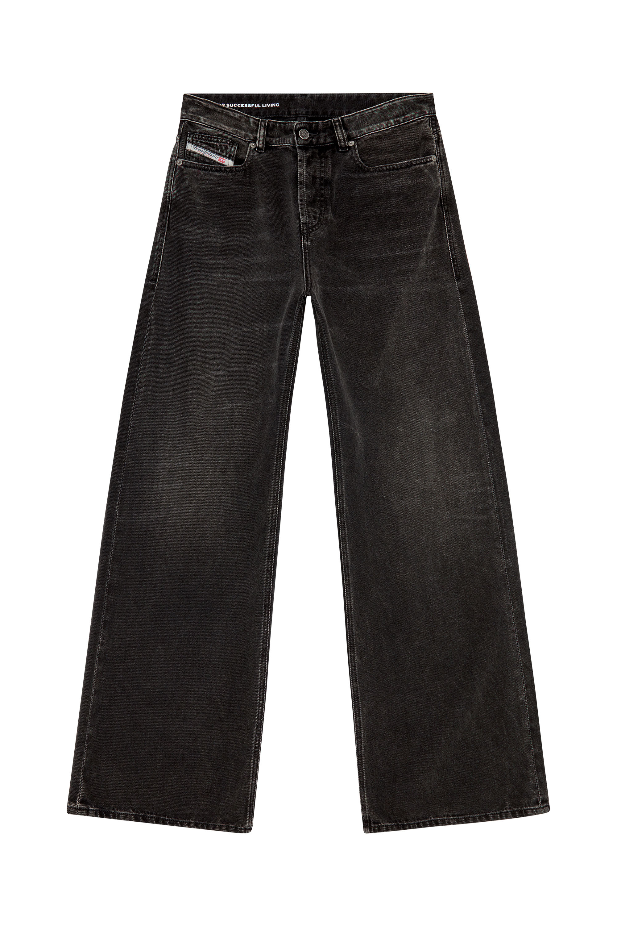 Diesel - Straight Jeans 1996 D-Sire 09J96, Black/Dark grey - Image 1
