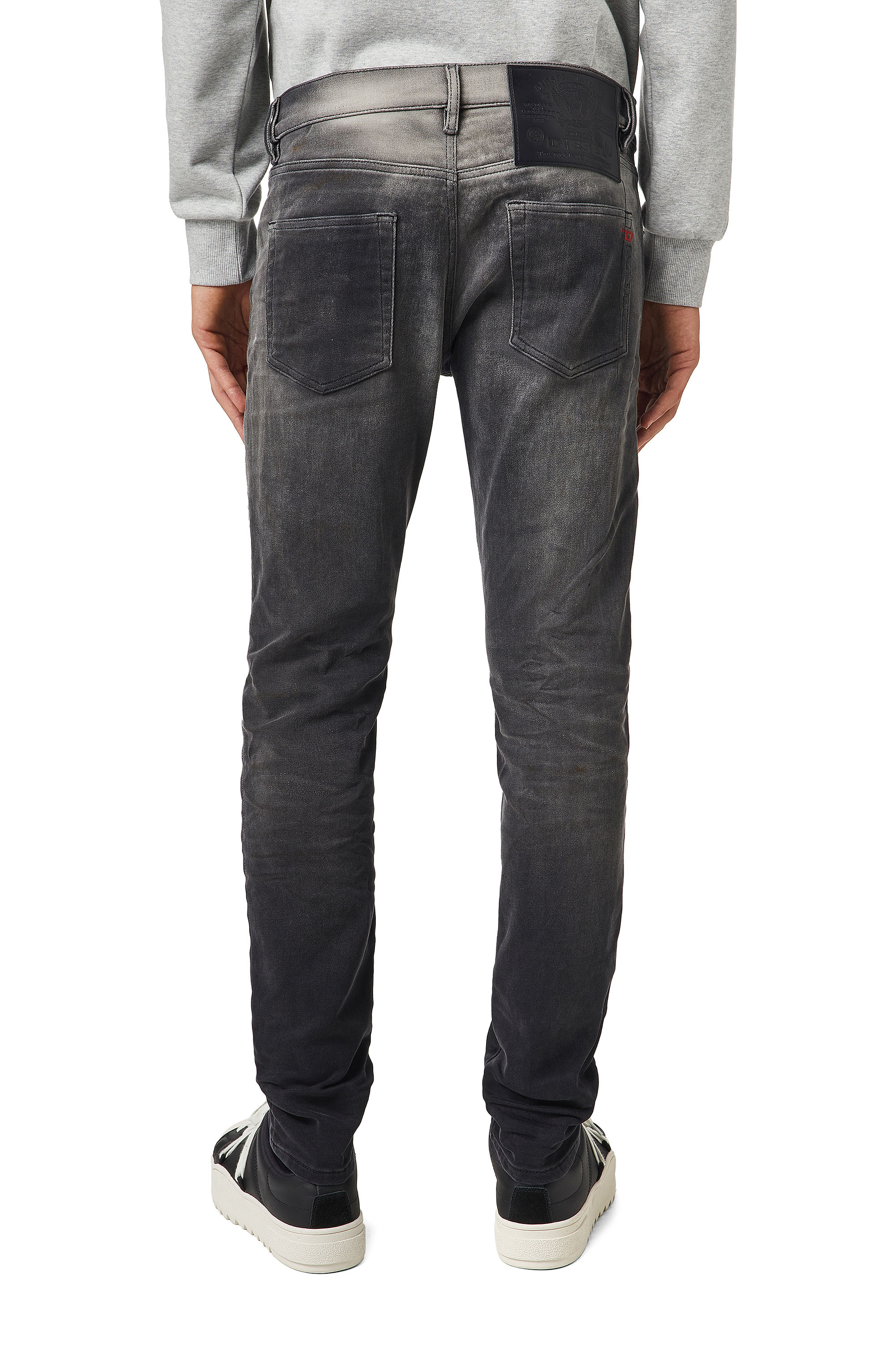 Diesel - D-Strukt Slim JoggJeans® 09B04, Black/Dark grey - Image 2