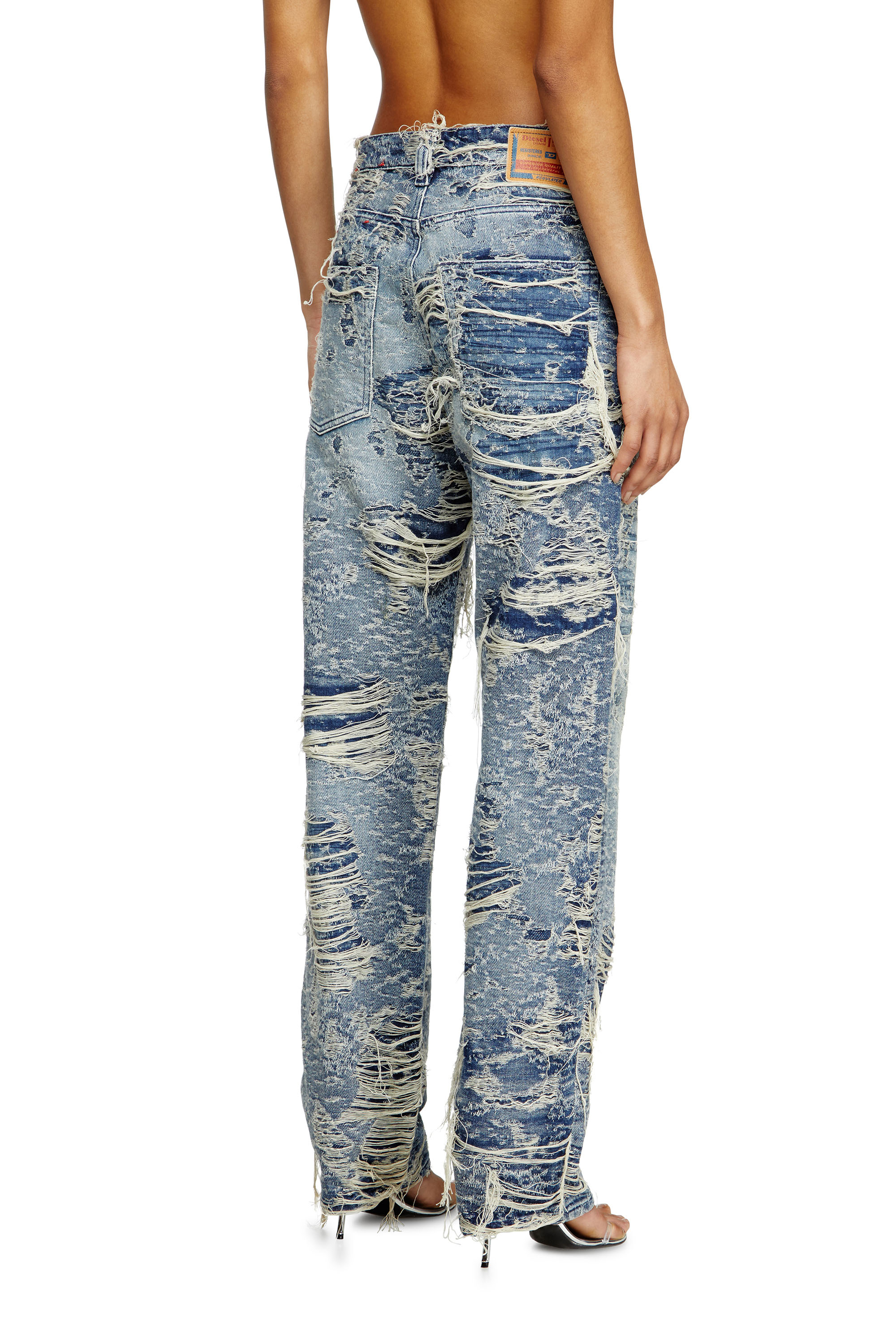 デニム・ジーパン DIESEL '1988 D-Ark 09m04' jeans Women's Regular Jeans | Medium blue | Diesel 1988 D-Ark