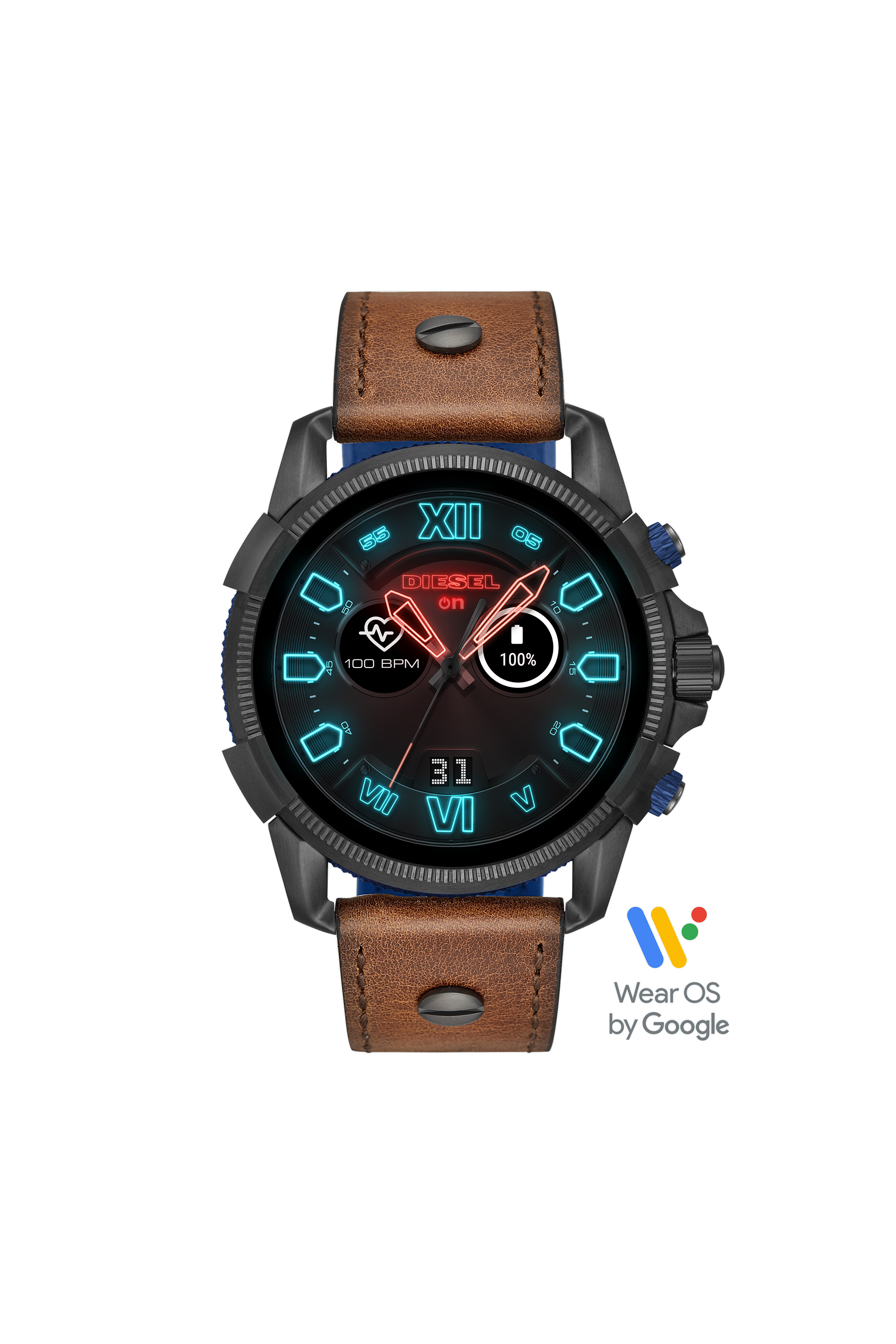 DT2009 Man Full Guard 2.5 smartwatch brown leather Diesel