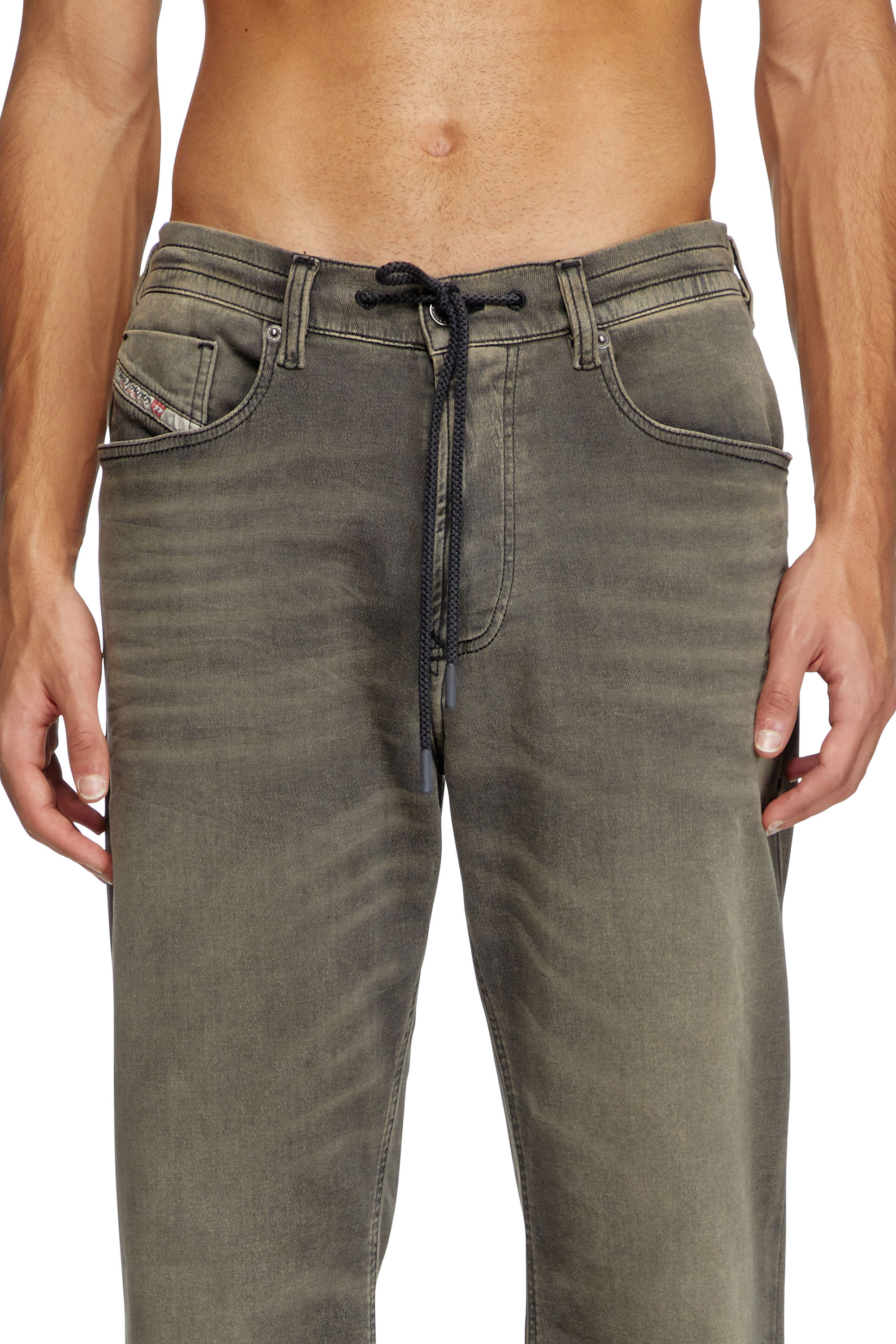 Diesel - Man's Relaxed 2080 D-Reel Joggjeans® 068PD, Light Grey - 4