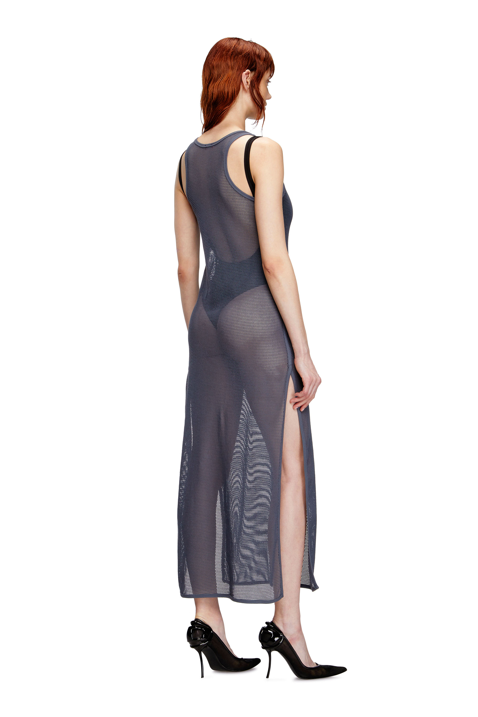 Women's Mesh beach cover-up | Grey | Diesel