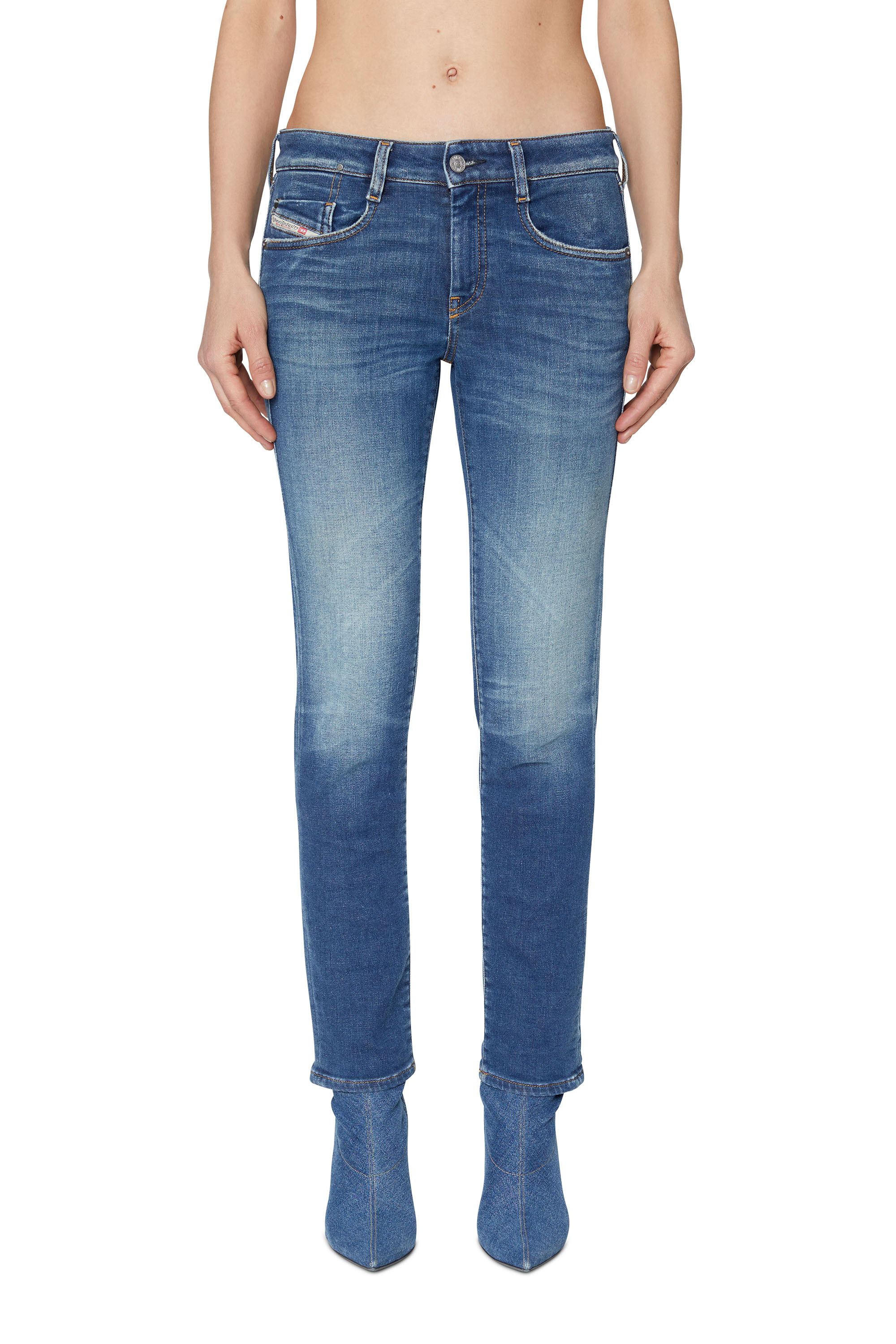 Diesel - D-Ollies JoggJeans® 068AZ Slim, Azul medio - Image 1