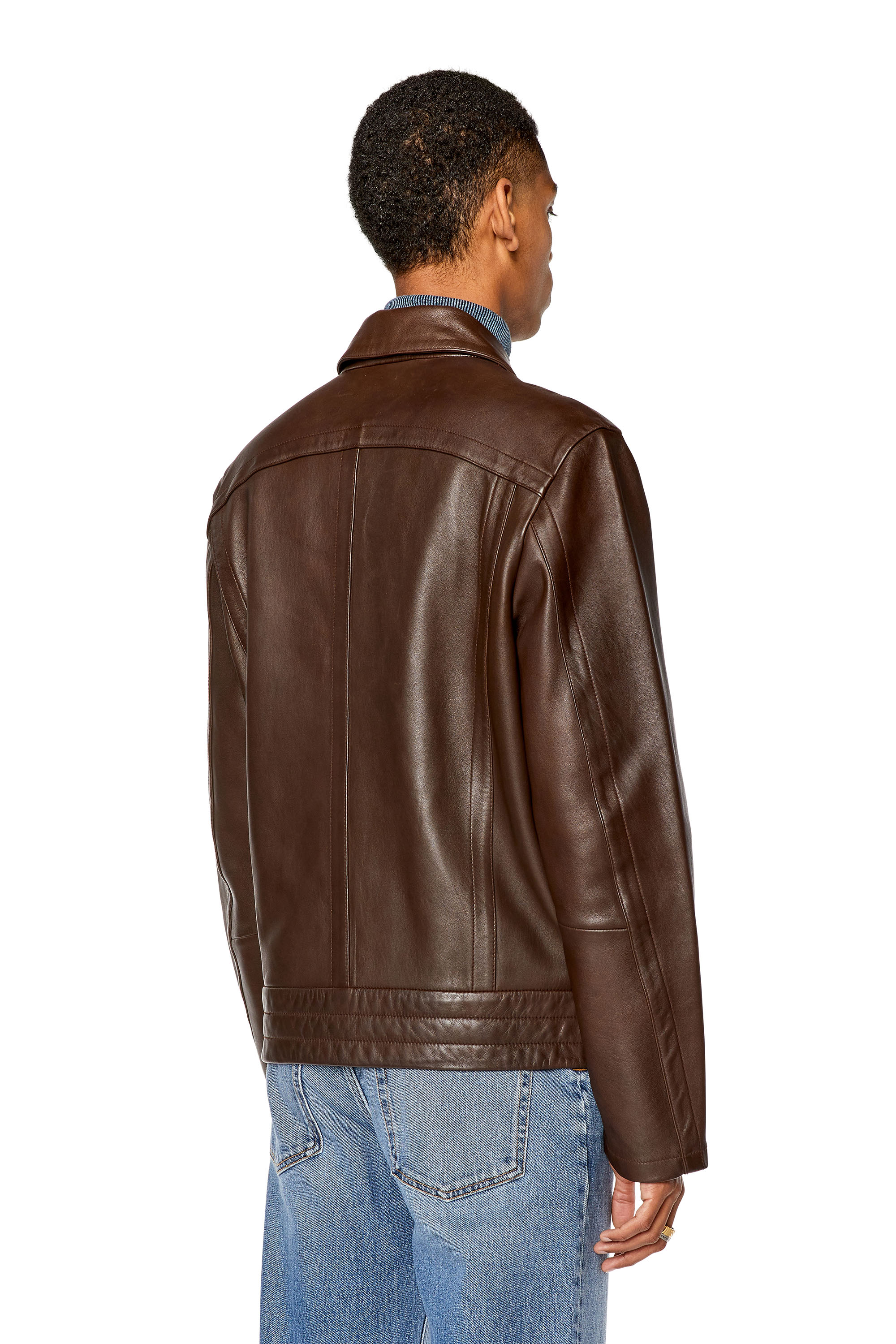 Men's Leather Jackets: Trench, Biker, Perforated | Diesel®