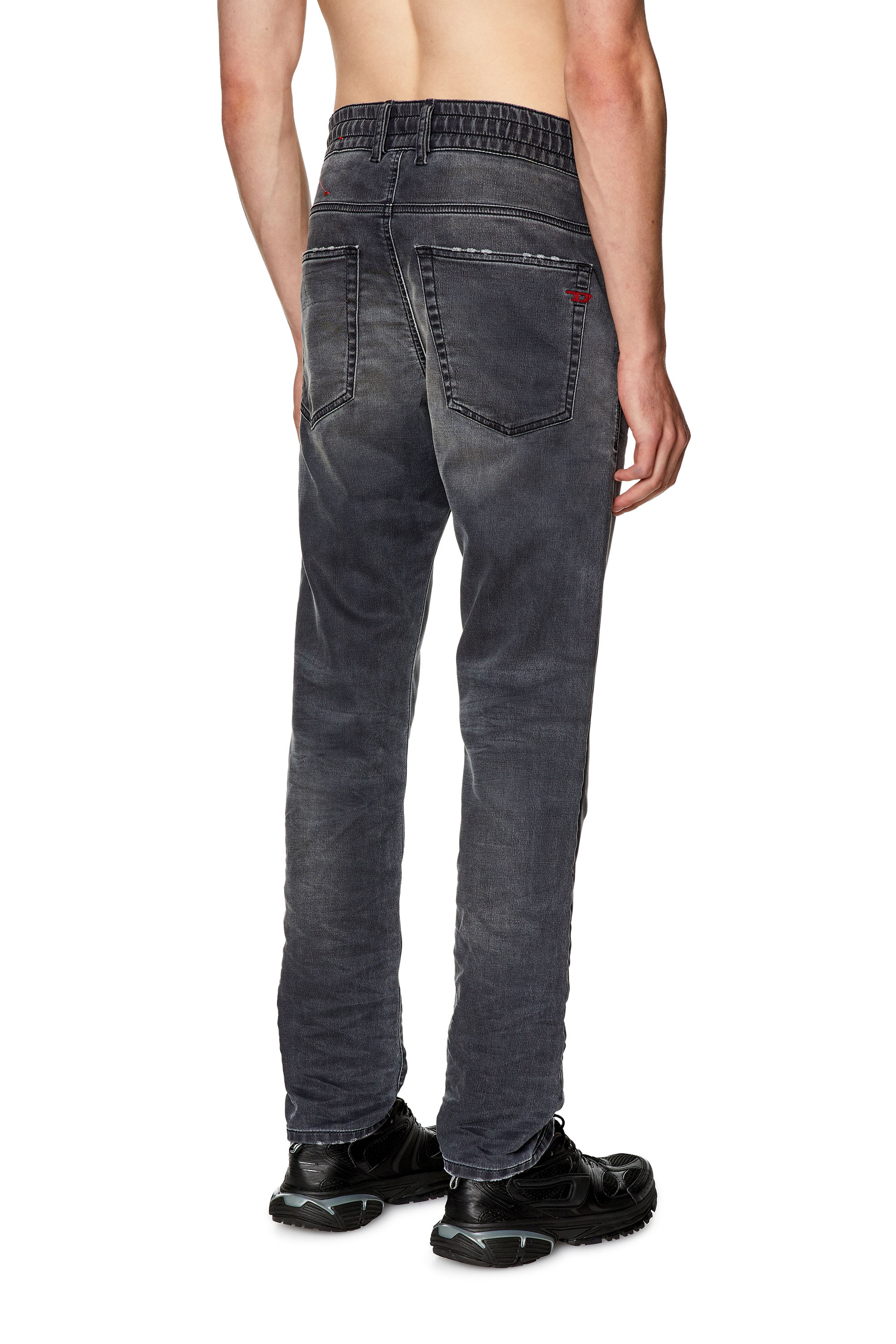 Diesel - Tapered 2030 D-Krooley Joggjeans® 068FP, Negro/Gris oscuro - Image 2