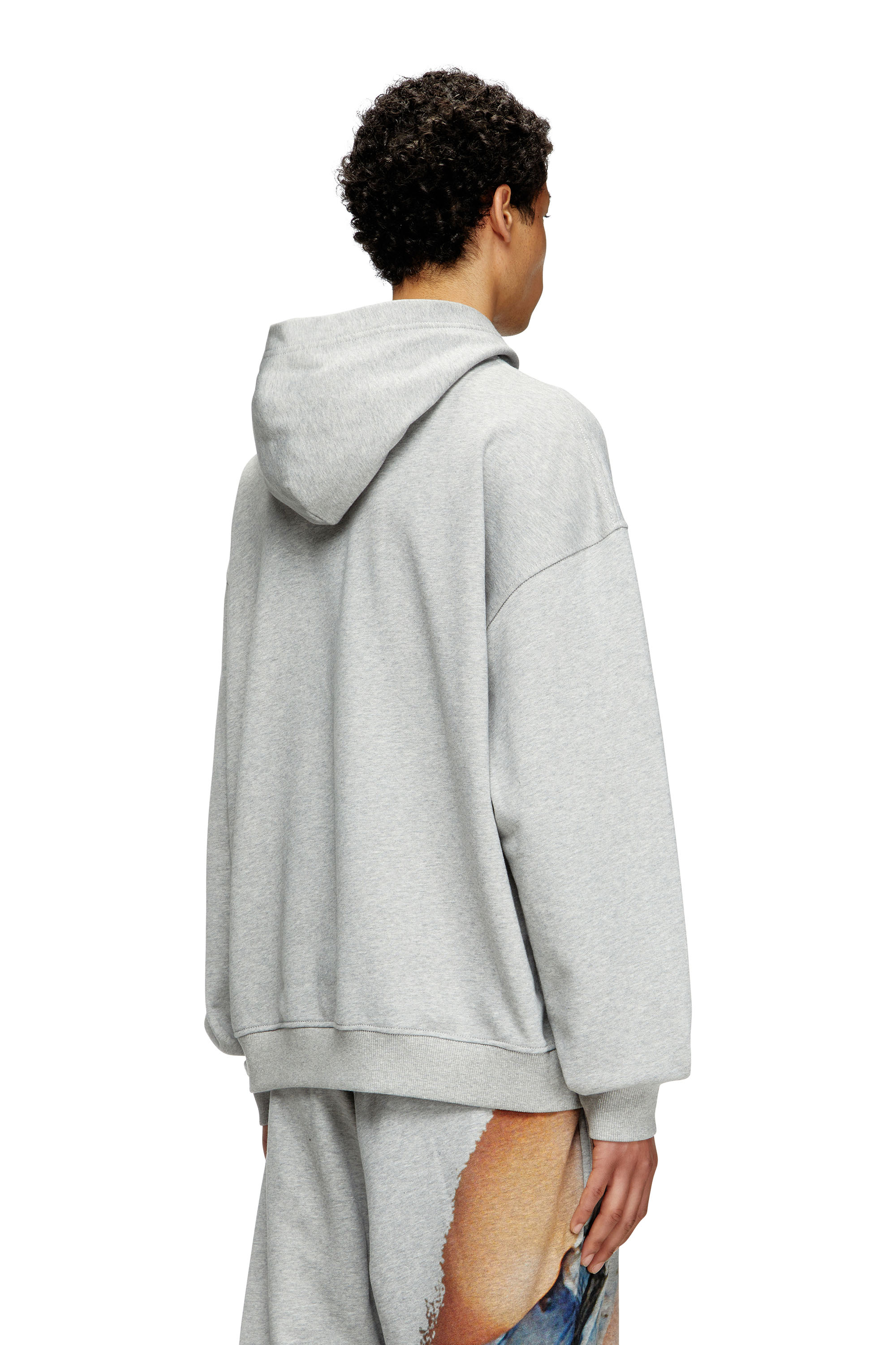 Diesel - PR-S-BOXT-HOOD-TOM25, Sudadera con capucha con estampado gráfico Unisex in Gris - 2