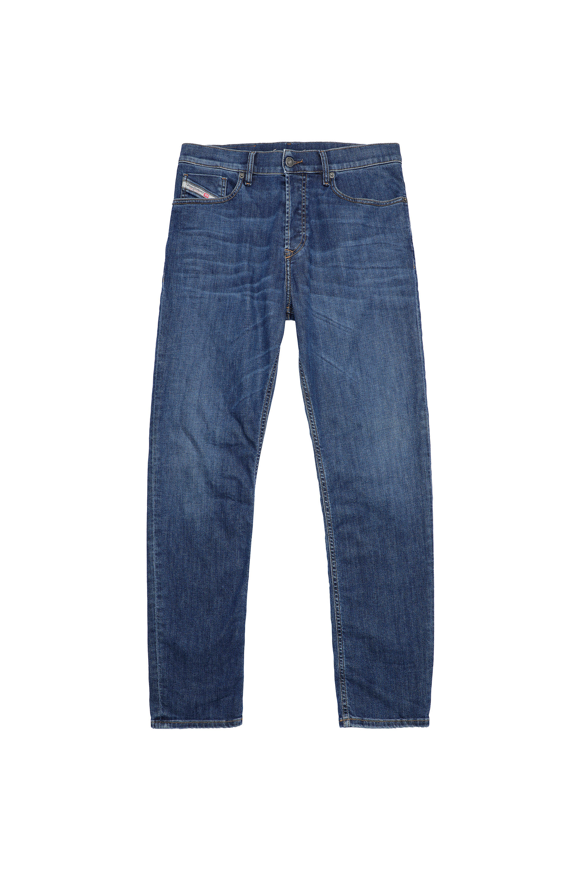 Diesel - D-Fining Tapered Jeans 09B06, Dark Blue - Image 6