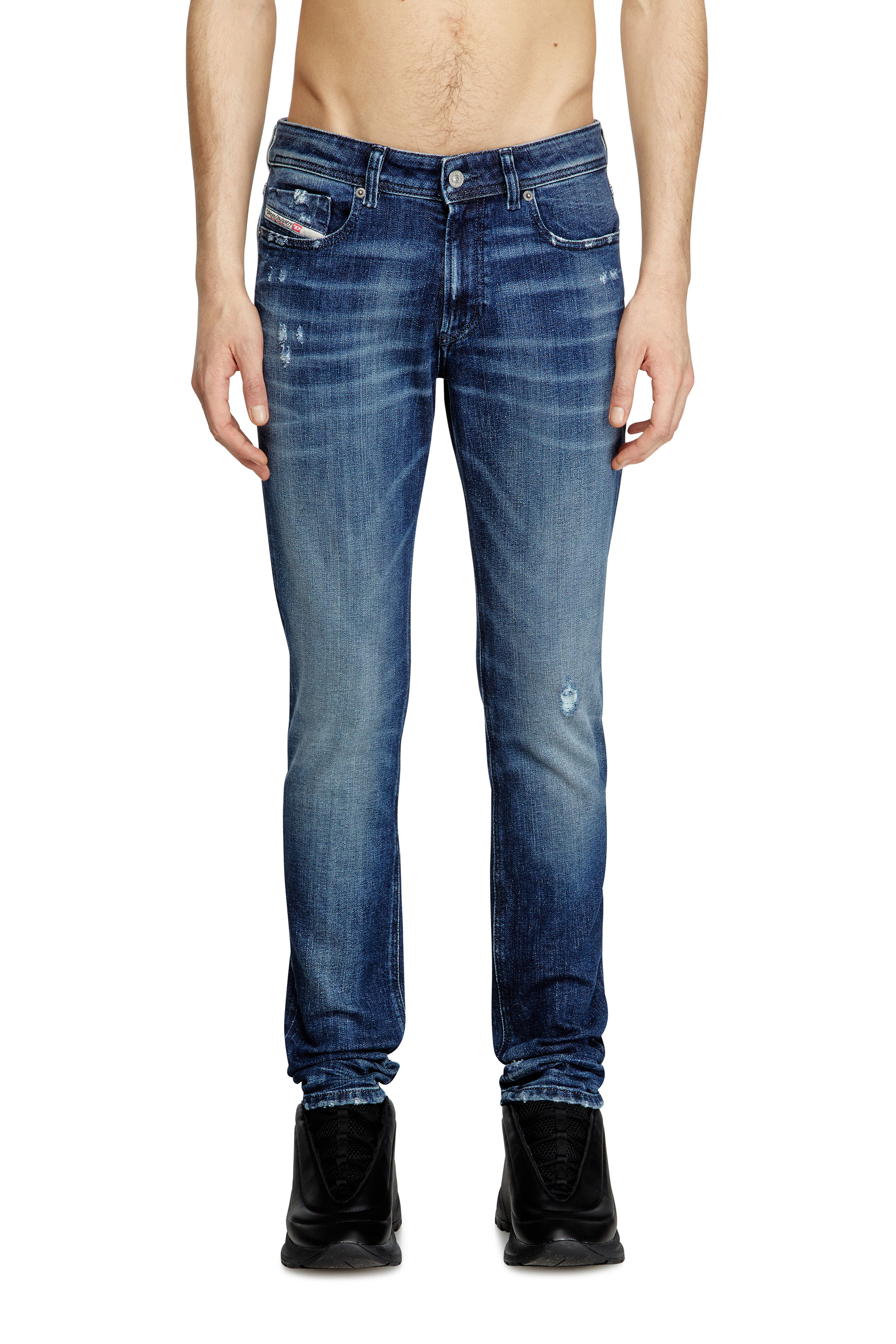 Diesel - Skinny Jeans 1979 Sleenker 09L42 Hombre, Azul Oscuro - 2