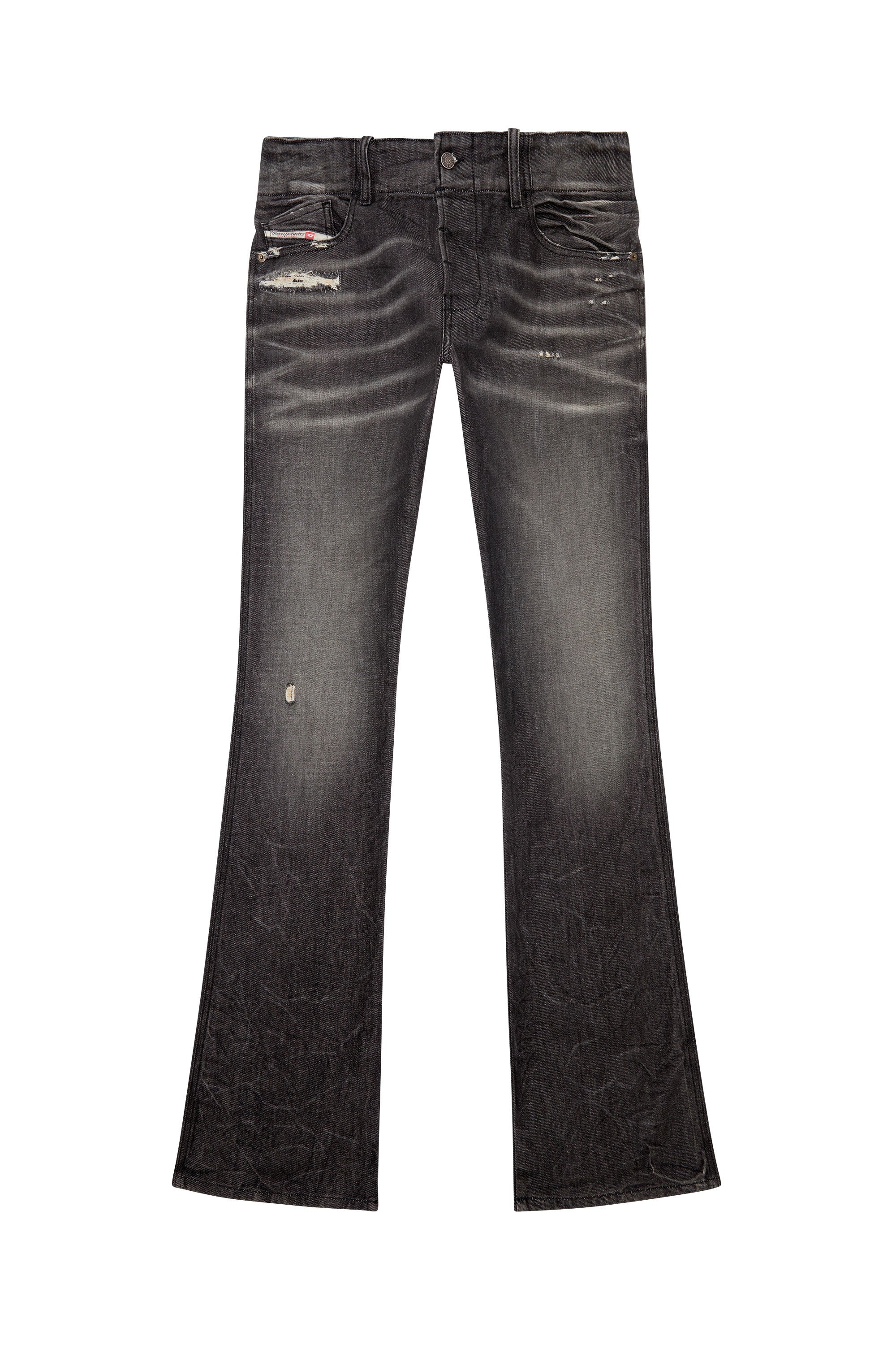 Diesel - Bootcut Jeans D-Backler 09H51, Black/Dark grey - Image 1