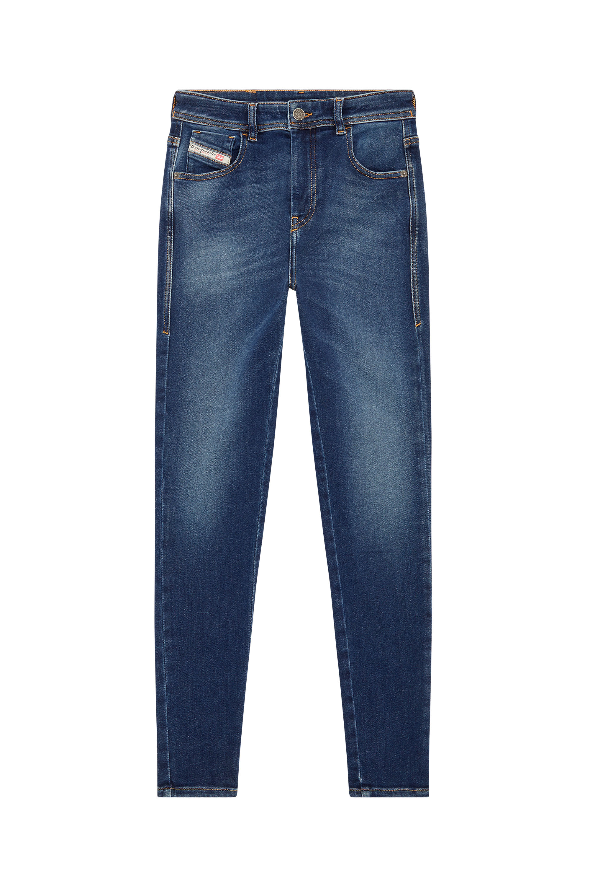 Diesel - Super skinny Jeans 1984 Slandy-High 09E97, Azul Oscuro - Image 5